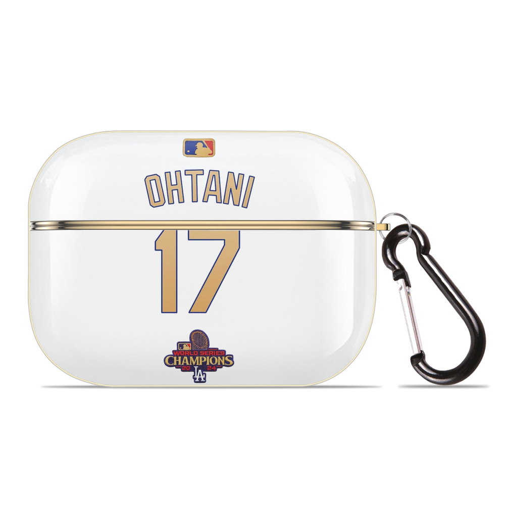  Luxury Gold AirPods Pro Case With Keychain, Flexible PC Material, Full Protection, Precise Cutouts, Anti-Fingerprint, Washable, Durable Design