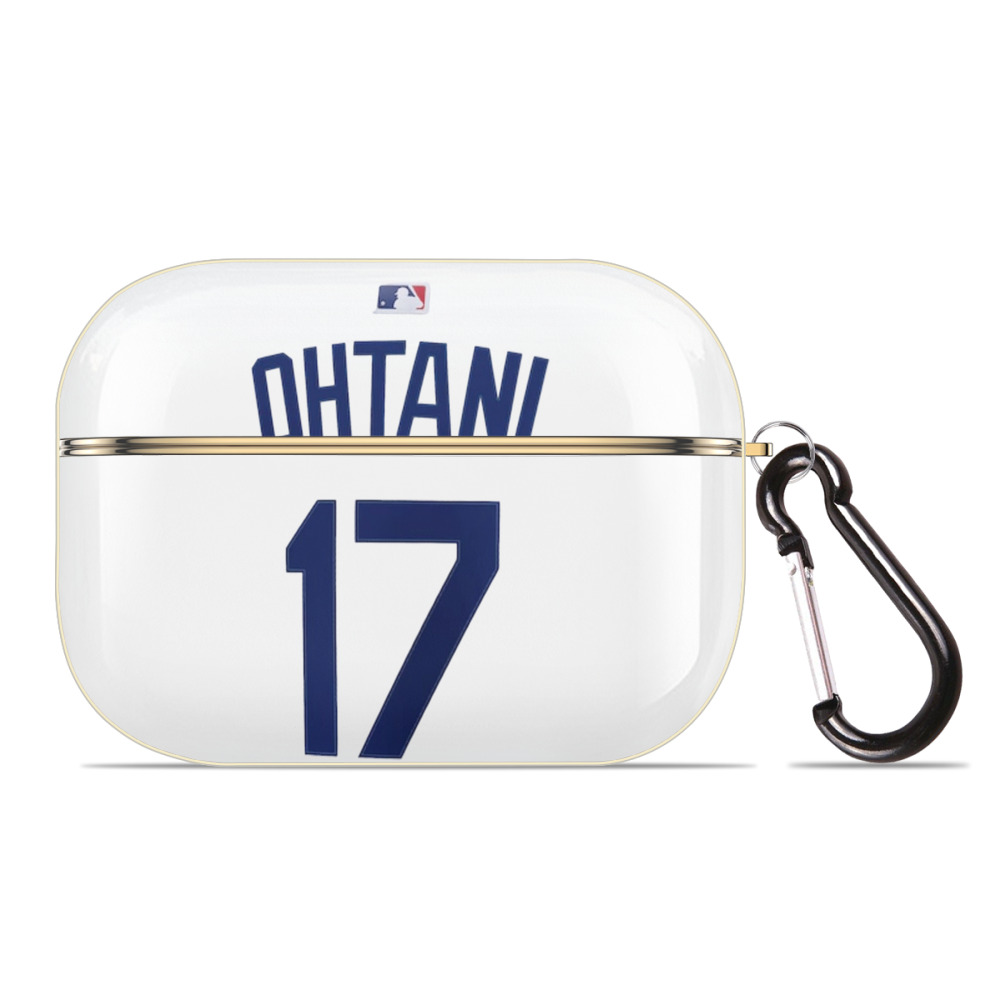  Luxury Gold AirPods Pro Case With Keychain, Flexible PC Material, Full Protection, Precise Cutouts, Anti-Fingerprint, Washable, Durable Design