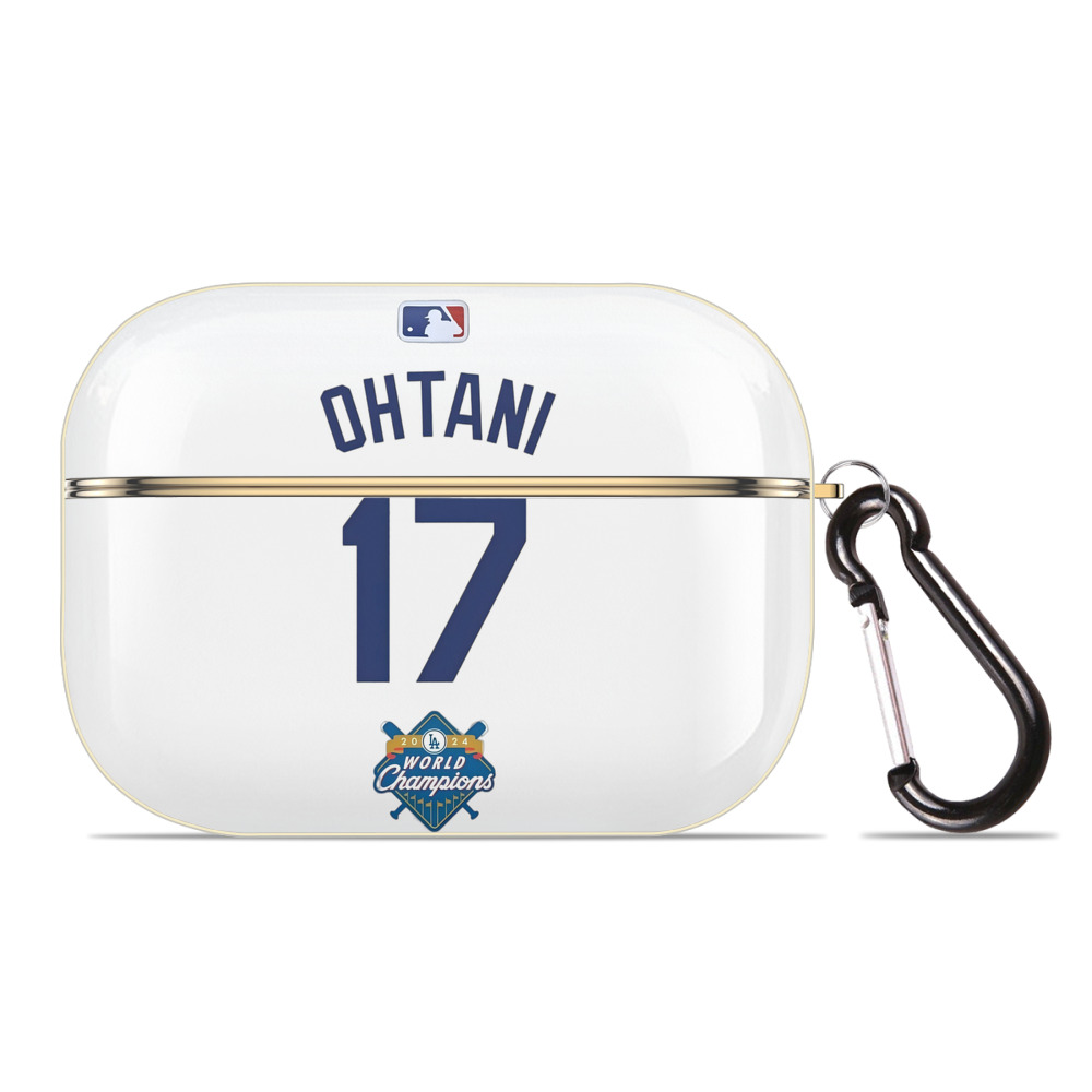  Luxury Gold AirPods Pro Case With Keychain, Flexible PC Material, Full Protection, Precise Cutouts, Anti-Fingerprint, Washable, Durable Design