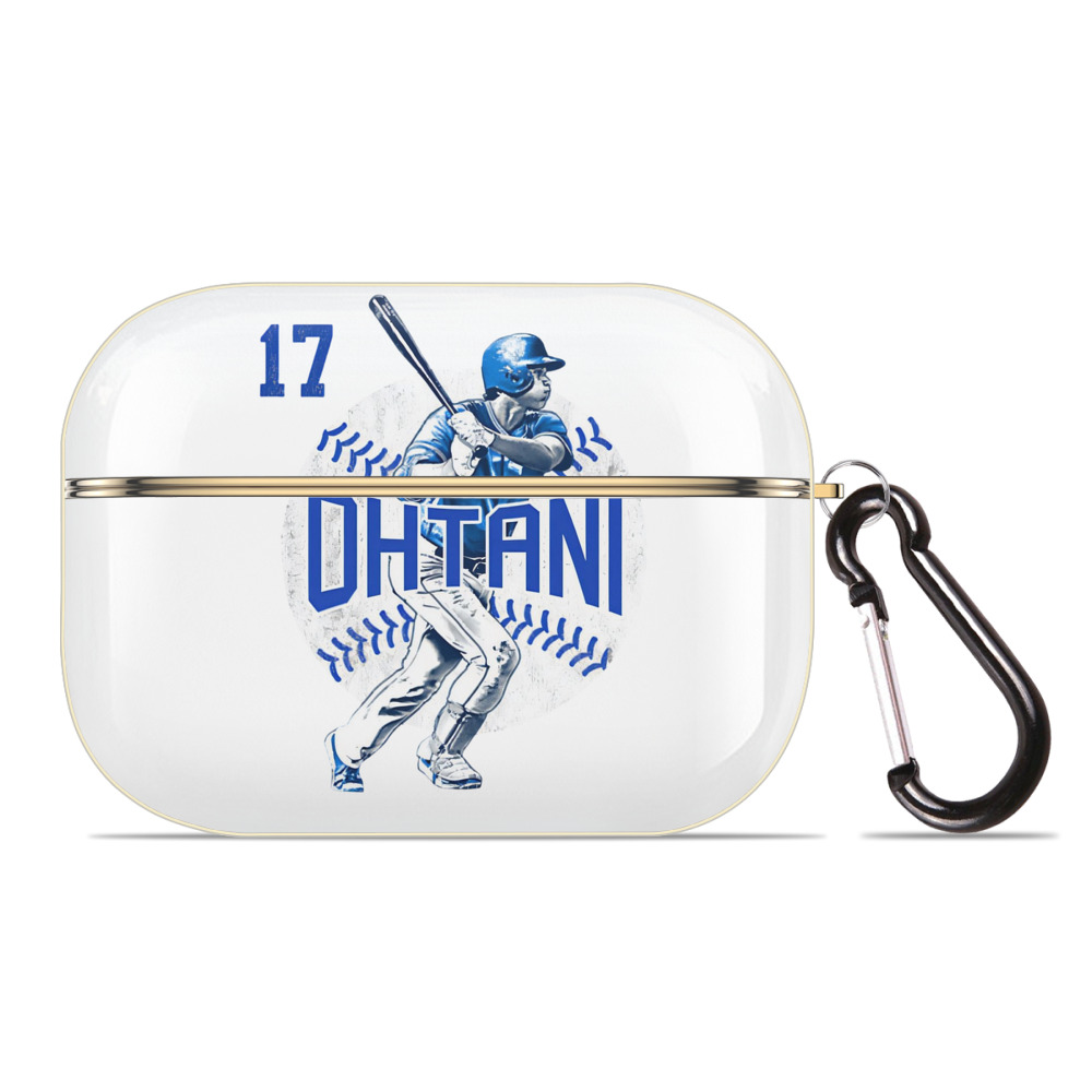  Luxury Gold AirPods Pro Case With Keychain, Flexible PC Material, Full Protection, Precise Cutouts, Anti-Fingerprint, Washable, Durable Design