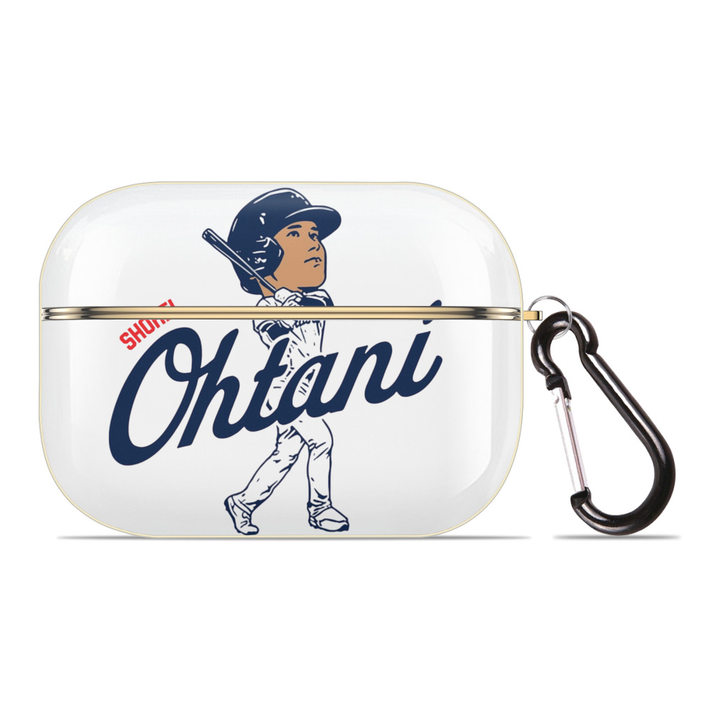  Luxury Gold AirPods Pro Case With Keychain, Flexible PC Material, Full Protection, Precise Cutouts, Anti-Fingerprint, Washable, Durable Design