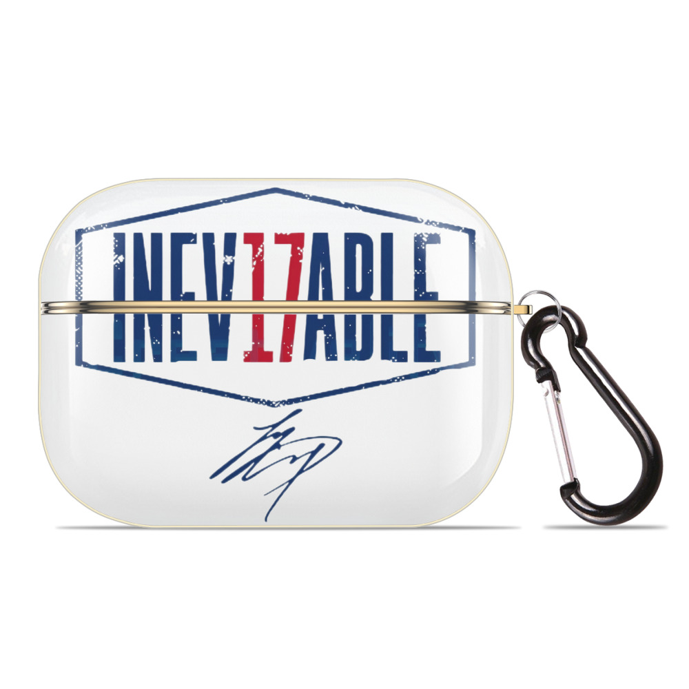  Luxury Gold AirPods Pro Case With Keychain, Flexible PC Material, Full Protection, Precise Cutouts, Anti-Fingerprint, Washable, Durable Design