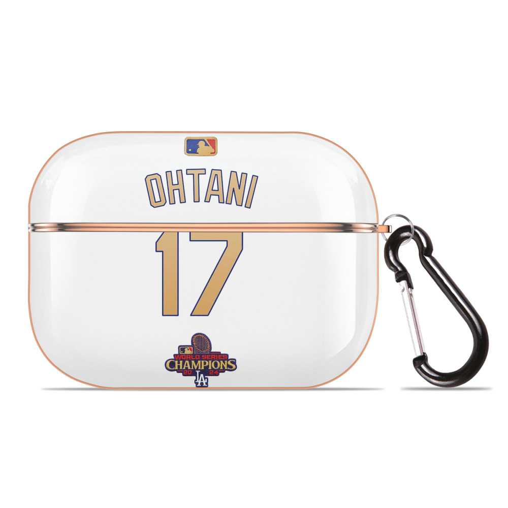  AirPods Pro Protective Case Rose Gold, Flexible PC Material, Precise Fit, Anti-Slip Cover, Full Protection, Fingerprint Resistant, Washable With Keychain