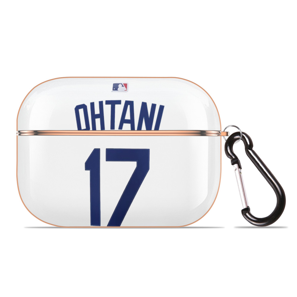  AirPods Pro Protective Case Rose Gold, Flexible PC Material, Precise Fit, Anti-Slip Cover, Full Protection, Fingerprint Resistant, Washable With Keychain