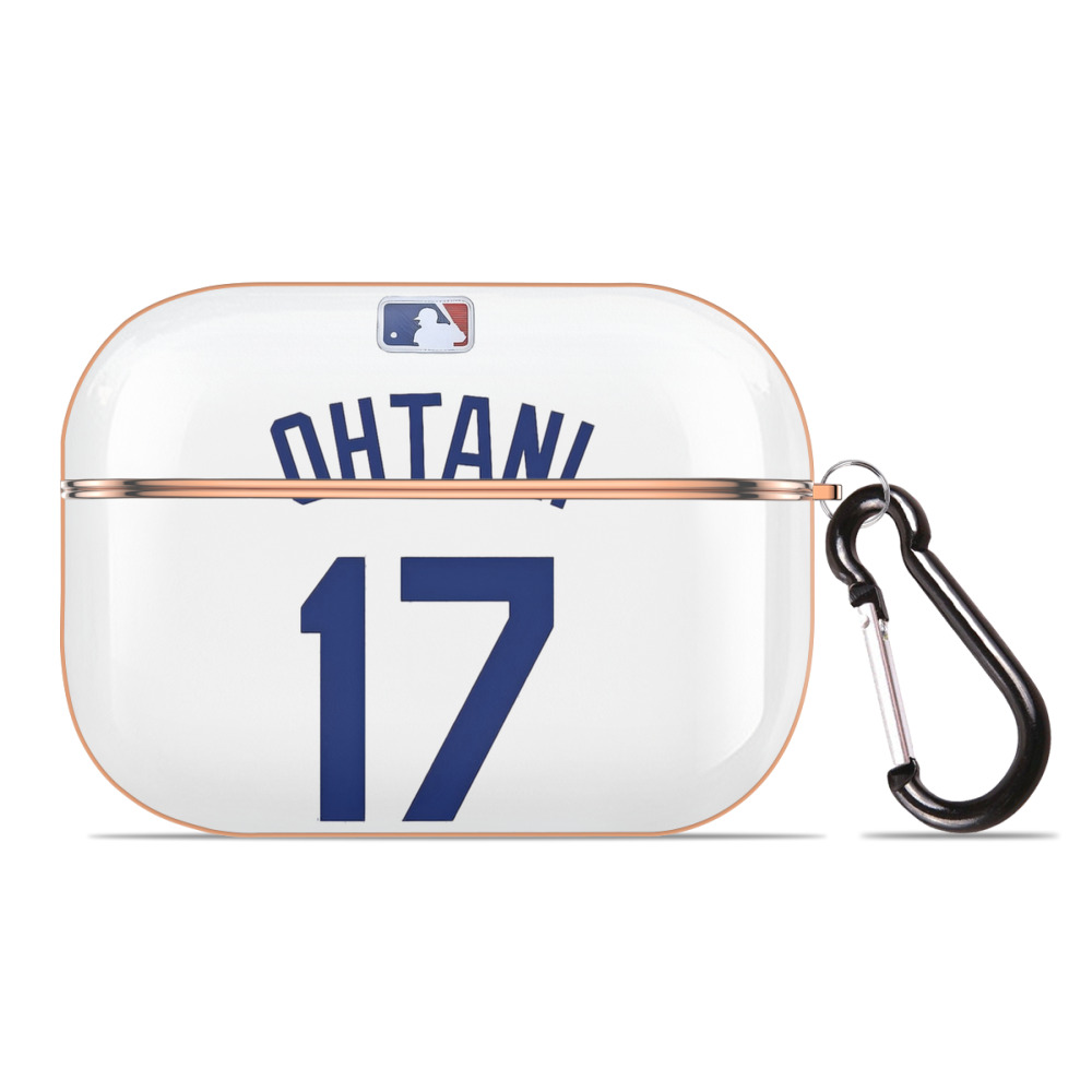  AirPods Pro Protective Case Rose Gold, Flexible PC Material, Precise Fit, Anti-Slip Cover, Full Protection, Fingerprint Resistant, Washable With Keychain