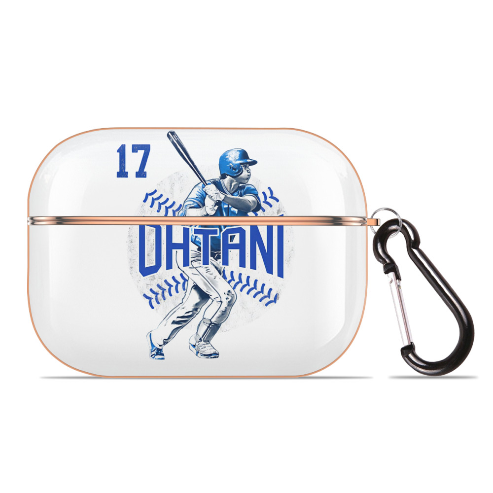  AirPods Pro Protective Case Rose Gold, Flexible PC Material, Precise Fit, Anti-Slip Cover, Full Protection, Fingerprint Resistant, Washable With Keychain