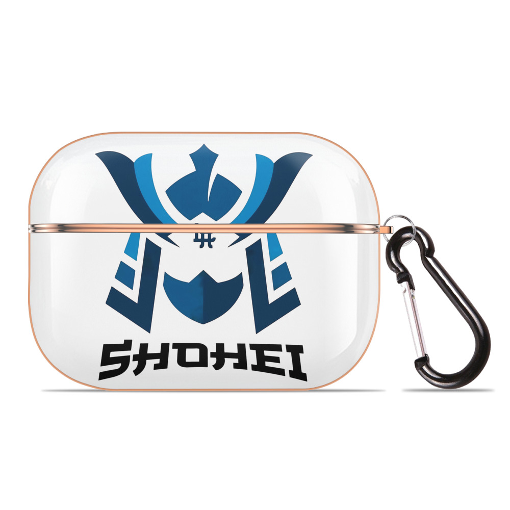  AirPods Pro Protective Case Rose Gold, Flexible PC Material, Precise Fit, Anti-Slip Cover, Full Protection, Fingerprint Resistant, Washable With Keychain