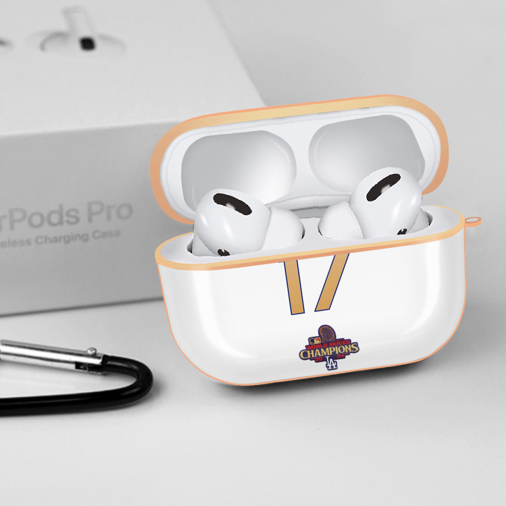  AirPods Pro Protective Case Rose Gold, Flexible PC Material, Precise Fit, Anti-Slip Cover, Full Protection, Fingerprint Resistant, Washable With Keychain