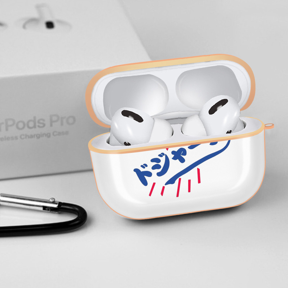  AirPods Pro Protective Case Rose Gold, Flexible PC Material, Precise Fit, Anti-Slip Cover, Full Protection, Fingerprint Resistant, Washable With Keychain