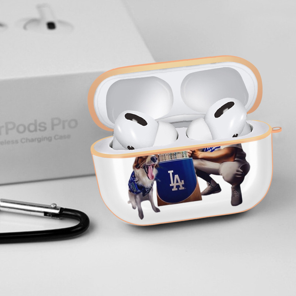  AirPods Pro Protective Case Rose Gold, Flexible PC Material, Precise Fit, Anti-Slip Cover, Full Protection, Fingerprint Resistant, Washable With Keychain