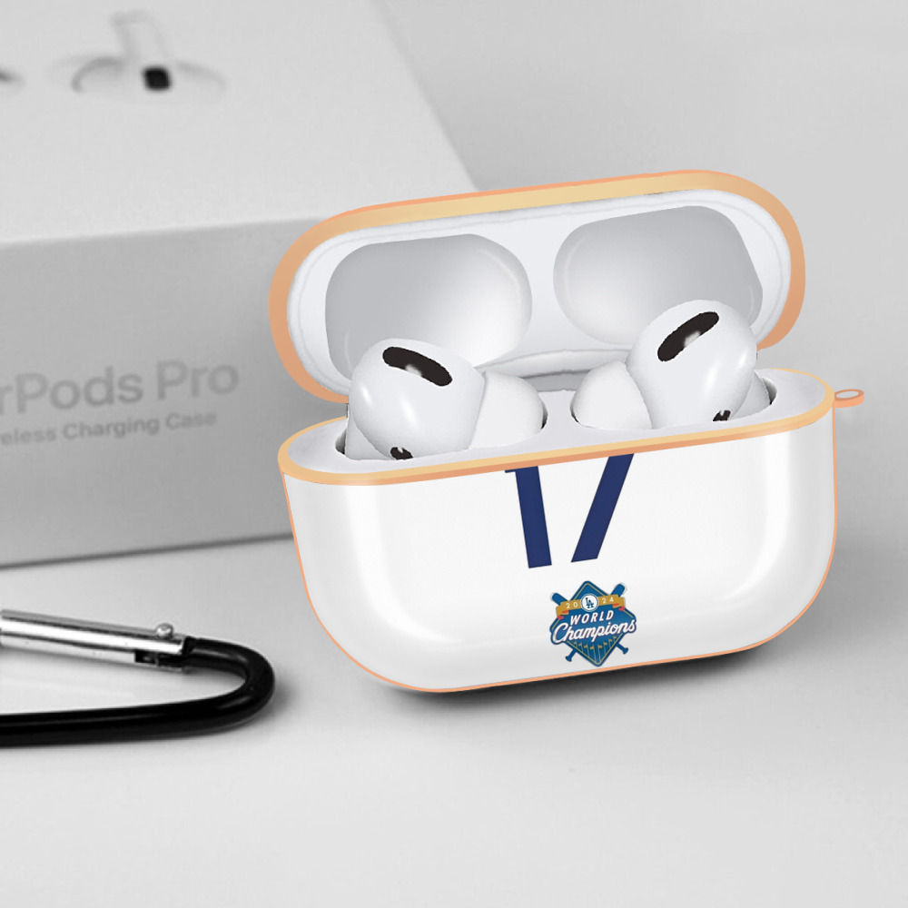  AirPods Pro Protective Case Rose Gold, Flexible PC Material, Precise Fit, Anti-Slip Cover, Full Protection, Fingerprint Resistant, Washable With Keychain