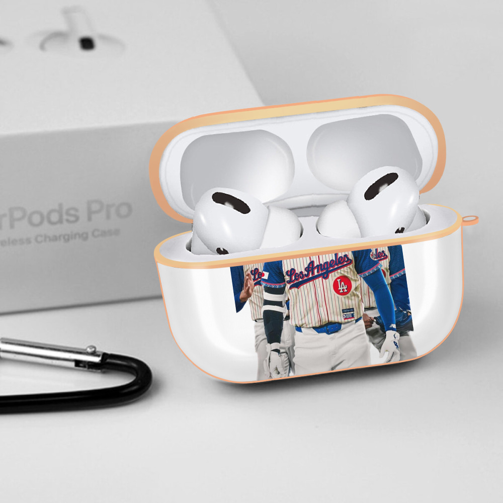  AirPods Pro Protective Case Rose Gold, Flexible PC Material, Precise Fit, Anti-Slip Cover, Full Protection, Fingerprint Resistant, Washable With Keychain