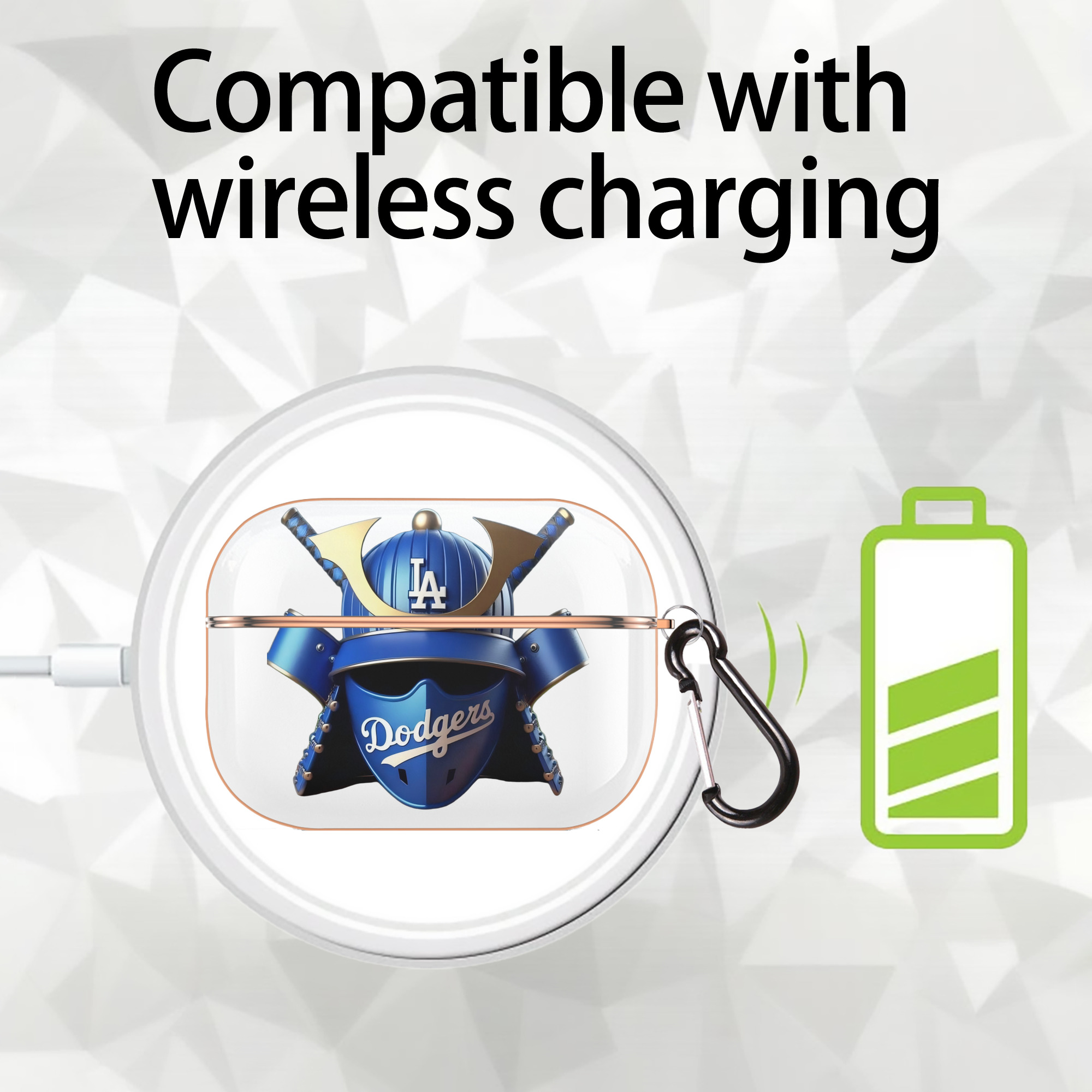  AirPods Pro Protective Case Rose Gold, Flexible PC Material, Precise Fit, Anti-Slip Cover, Full Protection, Fingerprint Resistant, Washable With Keychain