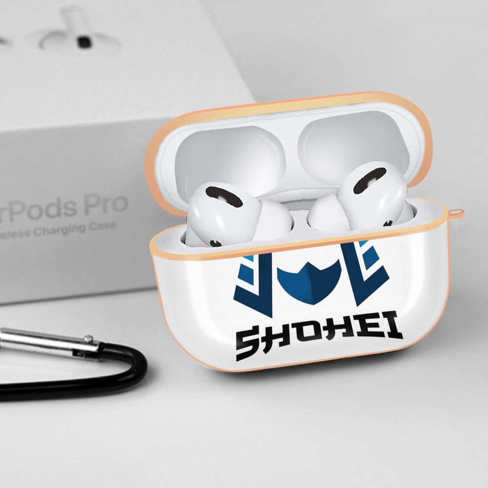  AirPods Pro Protective Case Rose Gold, Flexible PC Material, Precise Fit, Anti-Slip Cover, Full Protection, Fingerprint Resistant, Washable With Keychain