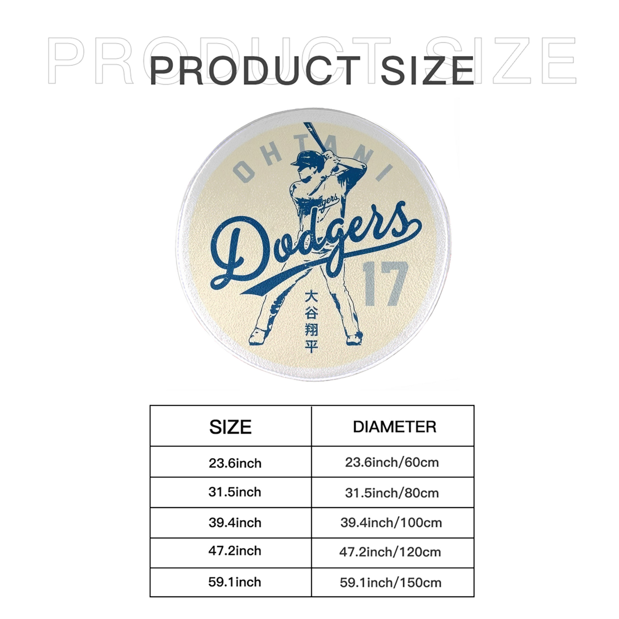  Round Floor Mat – Soft Flannel & High-Density Sponge Core – Non-Slip Dot Backing – Durable Stitched Edges – Quick-Dry & Breathable – Perfect For Home, Bathroom & Living Room