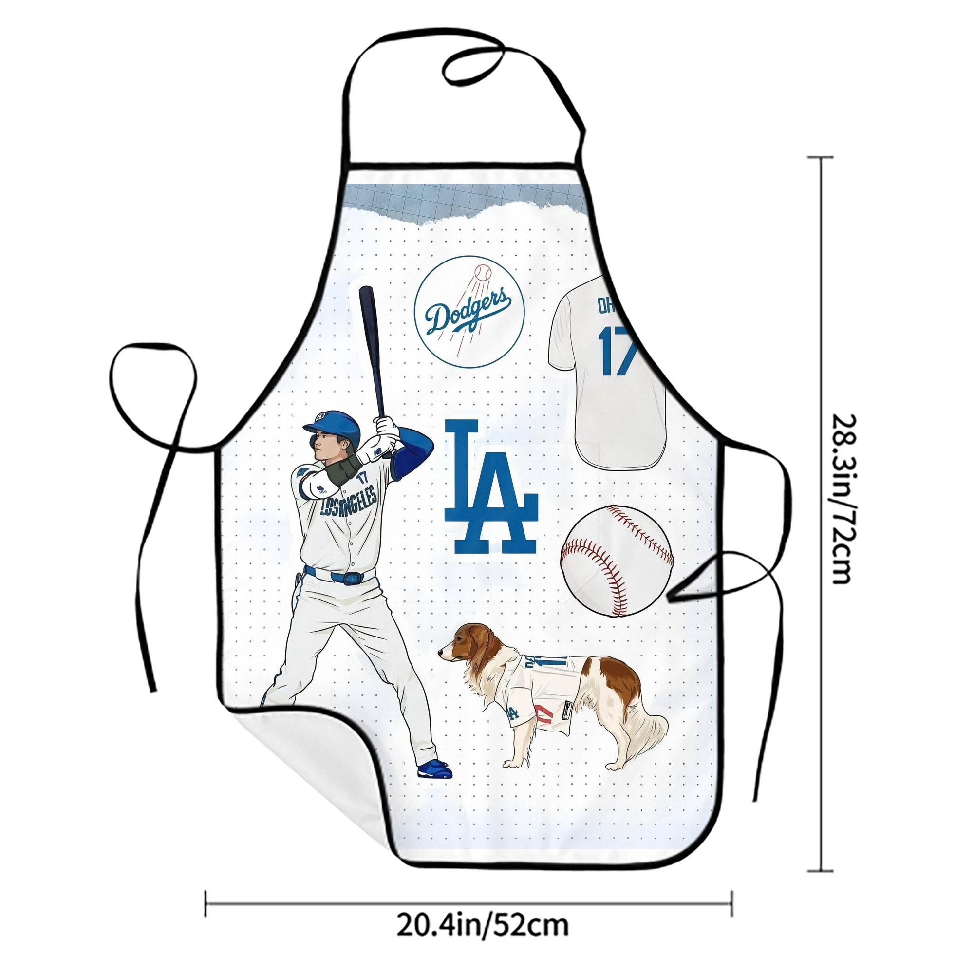  Stain-Resistant Polyester Apron With Pocket – Full Print, Waterproof, Anti-Wrinkle, Anti-Pilling – Ideal For Kitchen, BBQ, Restaurant, Salon & More