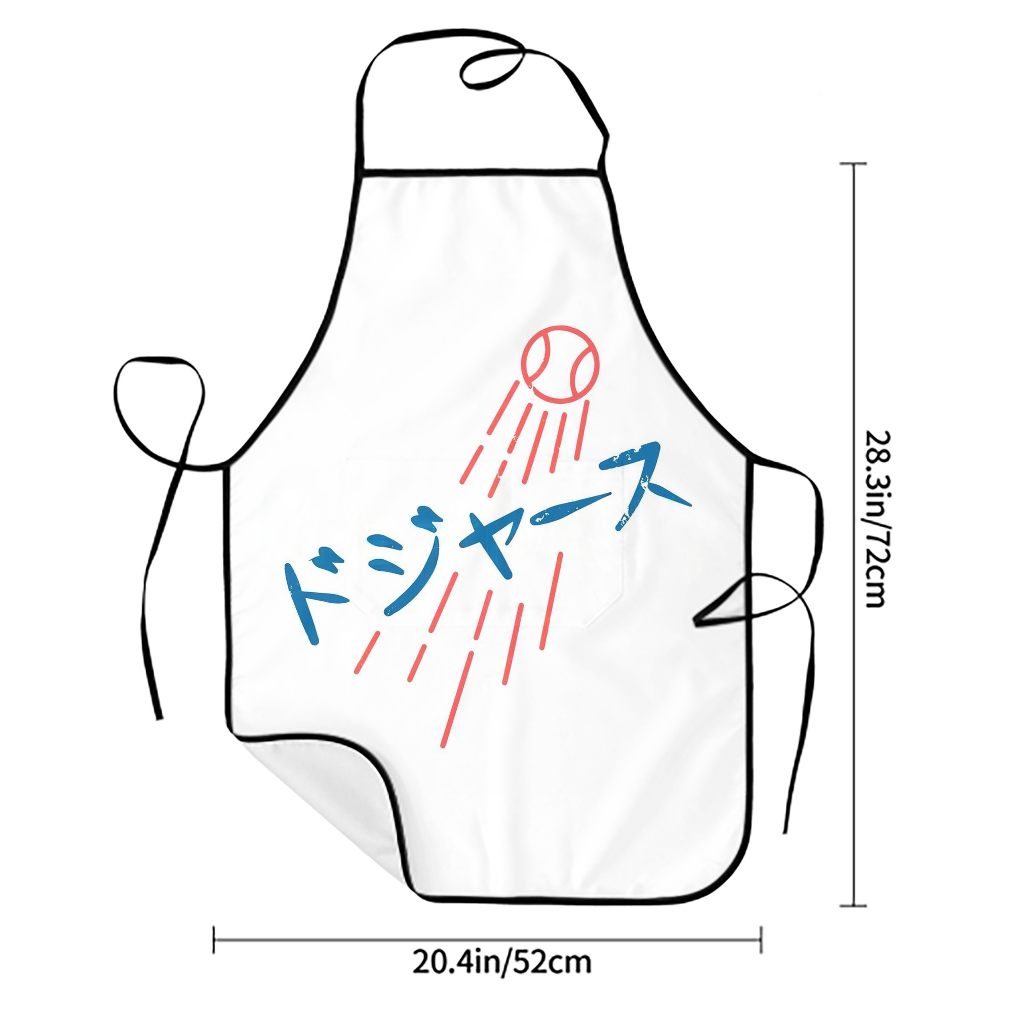  Stain-Resistant Polyester Apron With Pocket – Full Print, Waterproof, Anti-Wrinkle, Anti-Pilling – Ideal For Kitchen, BBQ, Restaurant, Salon & More