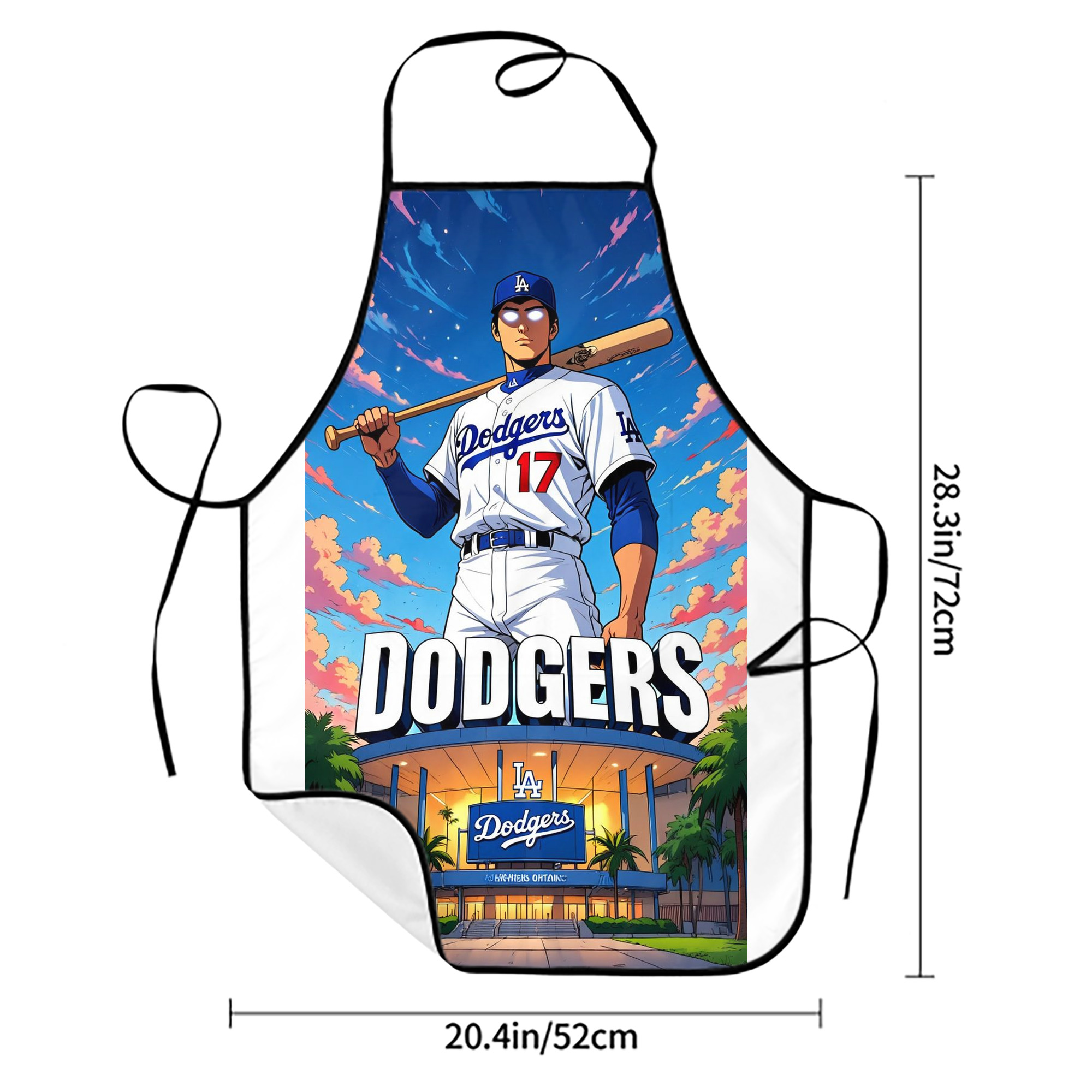  Stain-Resistant Polyester Apron With Pocket – Full Print, Waterproof, Anti-Wrinkle, Anti-Pilling – Ideal For Kitchen, BBQ, Restaurant, Salon & More