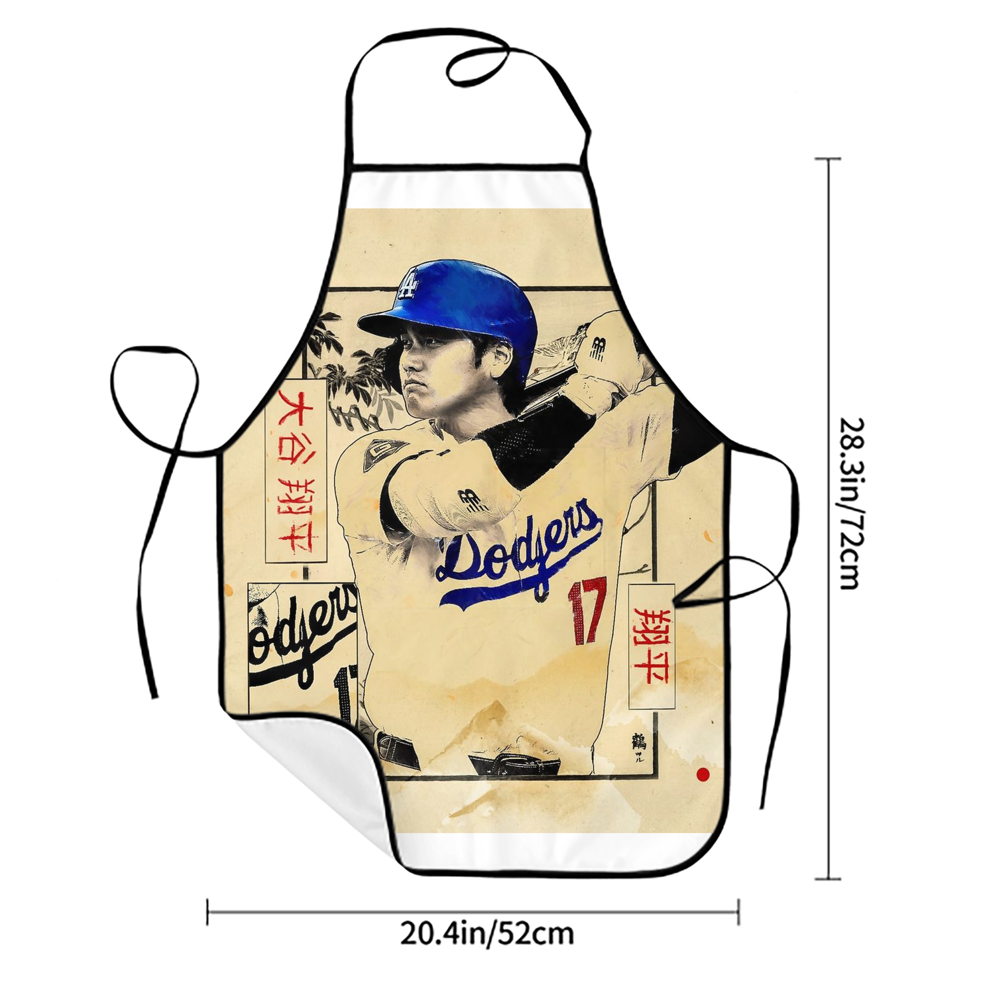  Stain-Resistant Polyester Apron With Pocket – Full Print, Waterproof, Anti-Wrinkle, Anti-Pilling – Ideal For Kitchen, BBQ, Restaurant, Salon & More