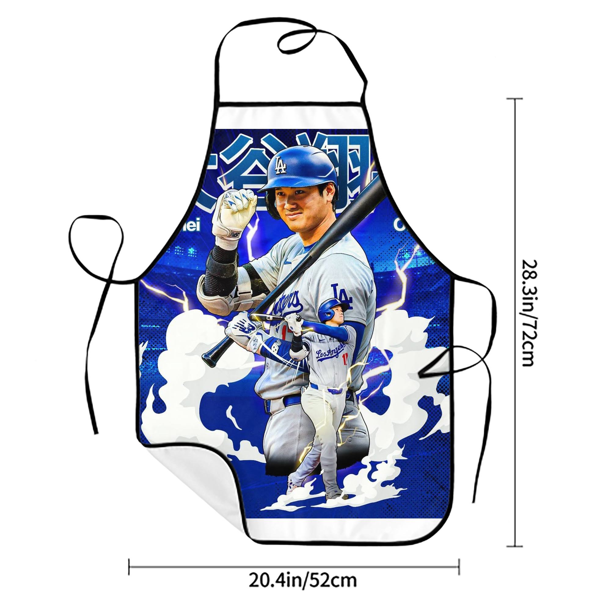  Stain-Resistant Polyester Apron With Pocket – Full Print, Waterproof, Anti-Wrinkle, Anti-Pilling – Ideal For Kitchen, BBQ, Restaurant, Salon & More