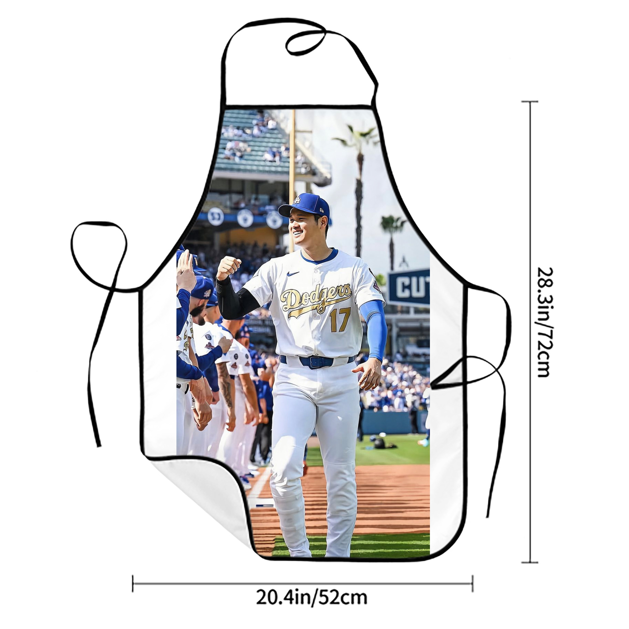  Stain-Resistant Polyester Apron With Pocket – Full Print, Waterproof, Anti-Wrinkle, Anti-Pilling – Ideal For Kitchen, BBQ, Restaurant, Salon & More