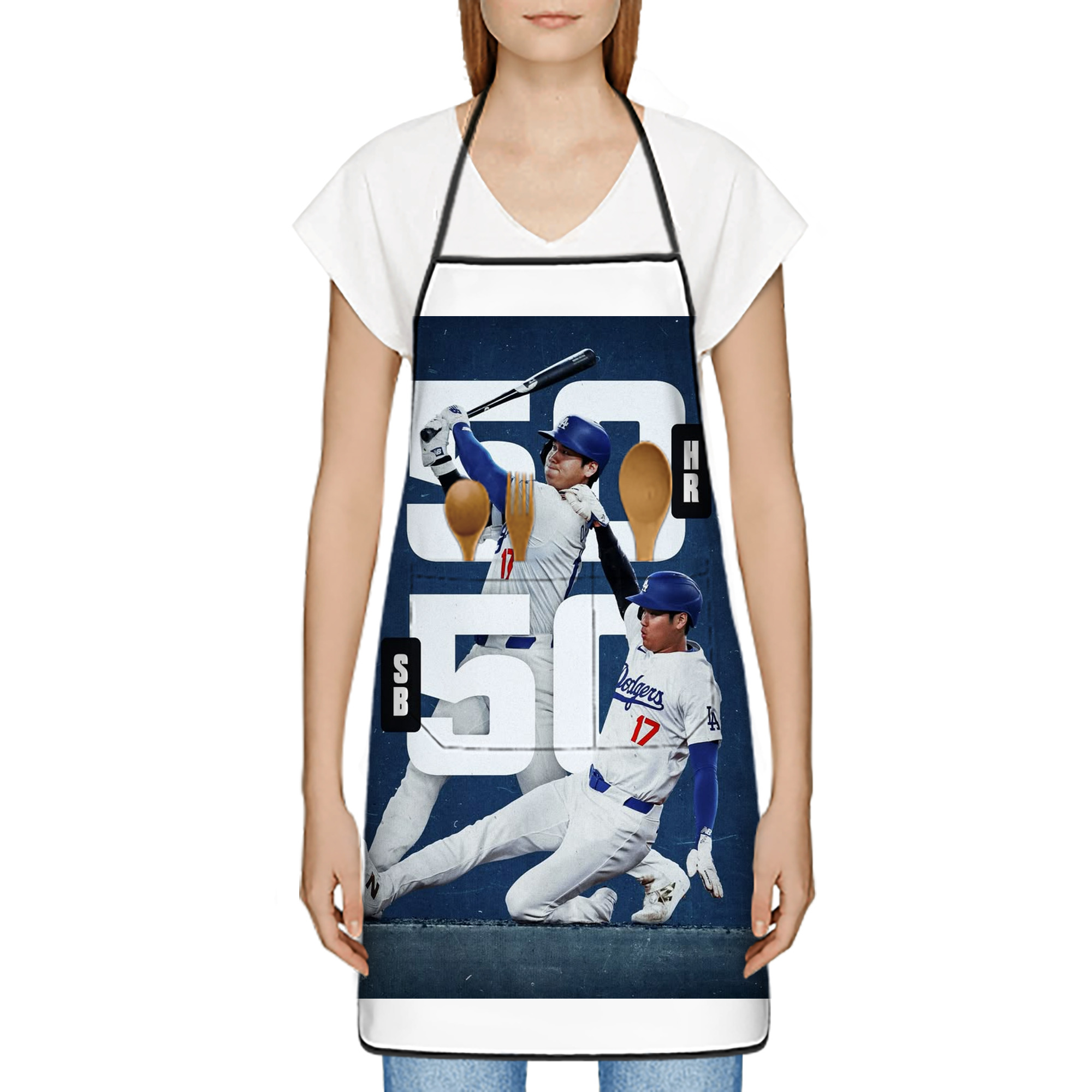  Stain-Resistant Polyester Apron With Pocket – Full Print, Waterproof, Anti-Wrinkle, Anti-Pilling – Ideal For Kitchen, BBQ, Restaurant, Salon & More