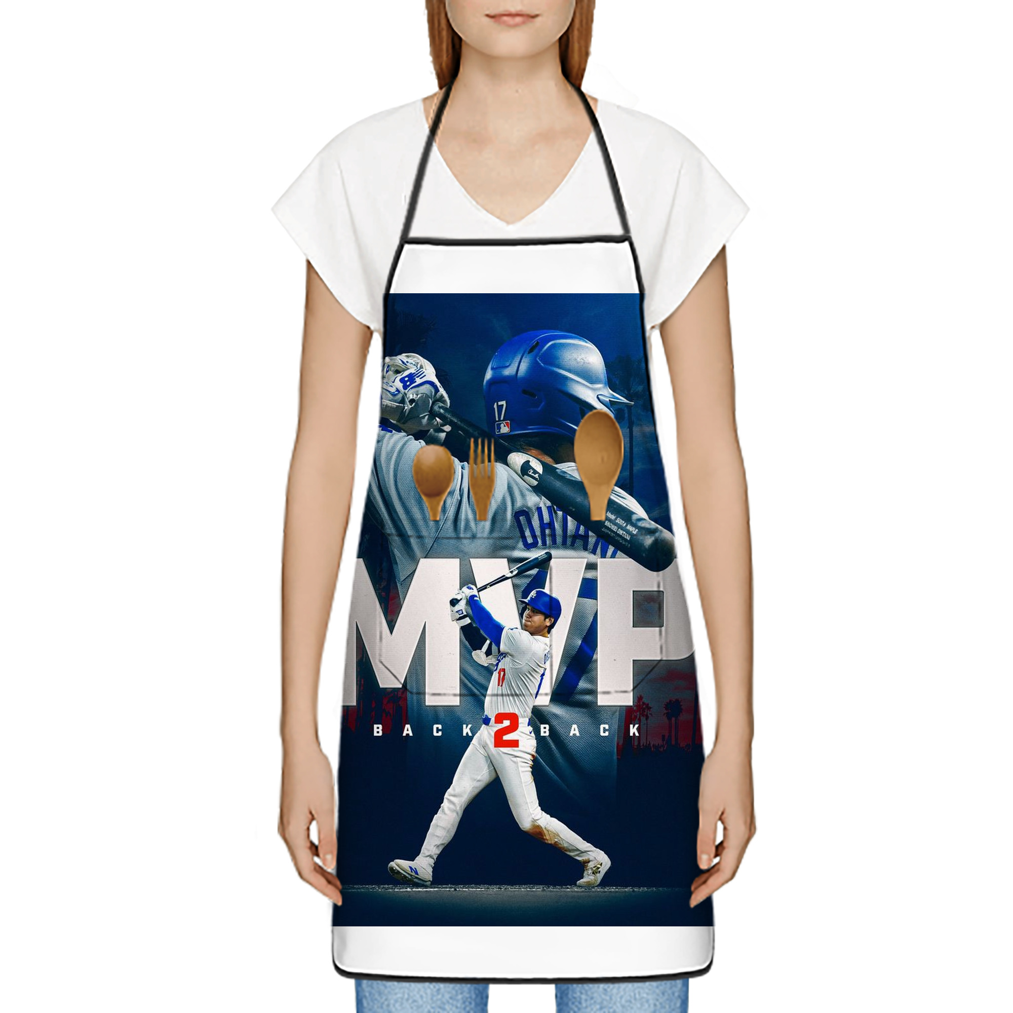  Stain-Resistant Polyester Apron With Pocket – Full Print, Waterproof, Anti-Wrinkle, Anti-Pilling – Ideal For Kitchen, BBQ, Restaurant, Salon & More