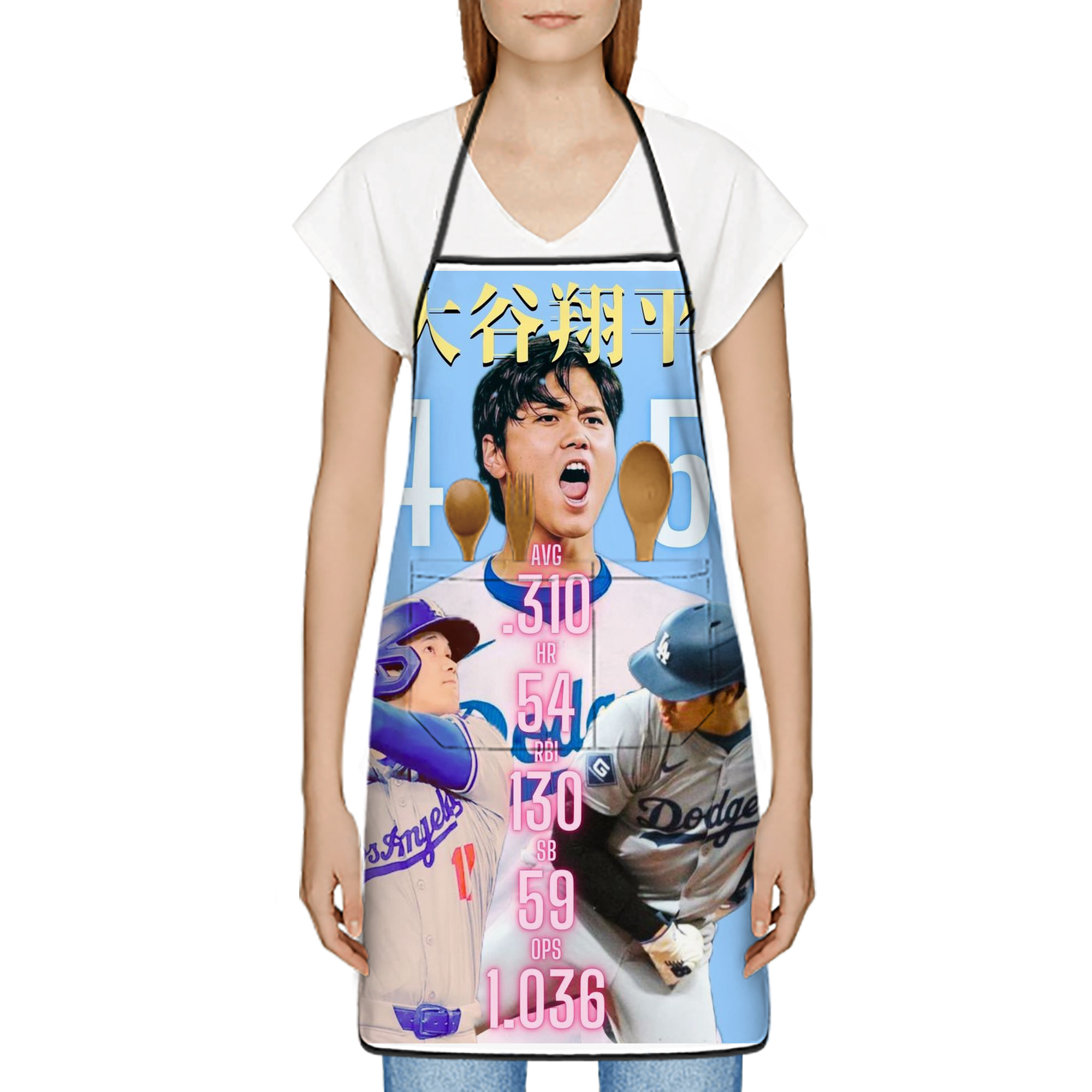  Stain-Resistant Polyester Apron With Pocket – Full Print, Waterproof, Anti-Wrinkle, Anti-Pilling – Ideal For Kitchen, BBQ, Restaurant, Salon & More