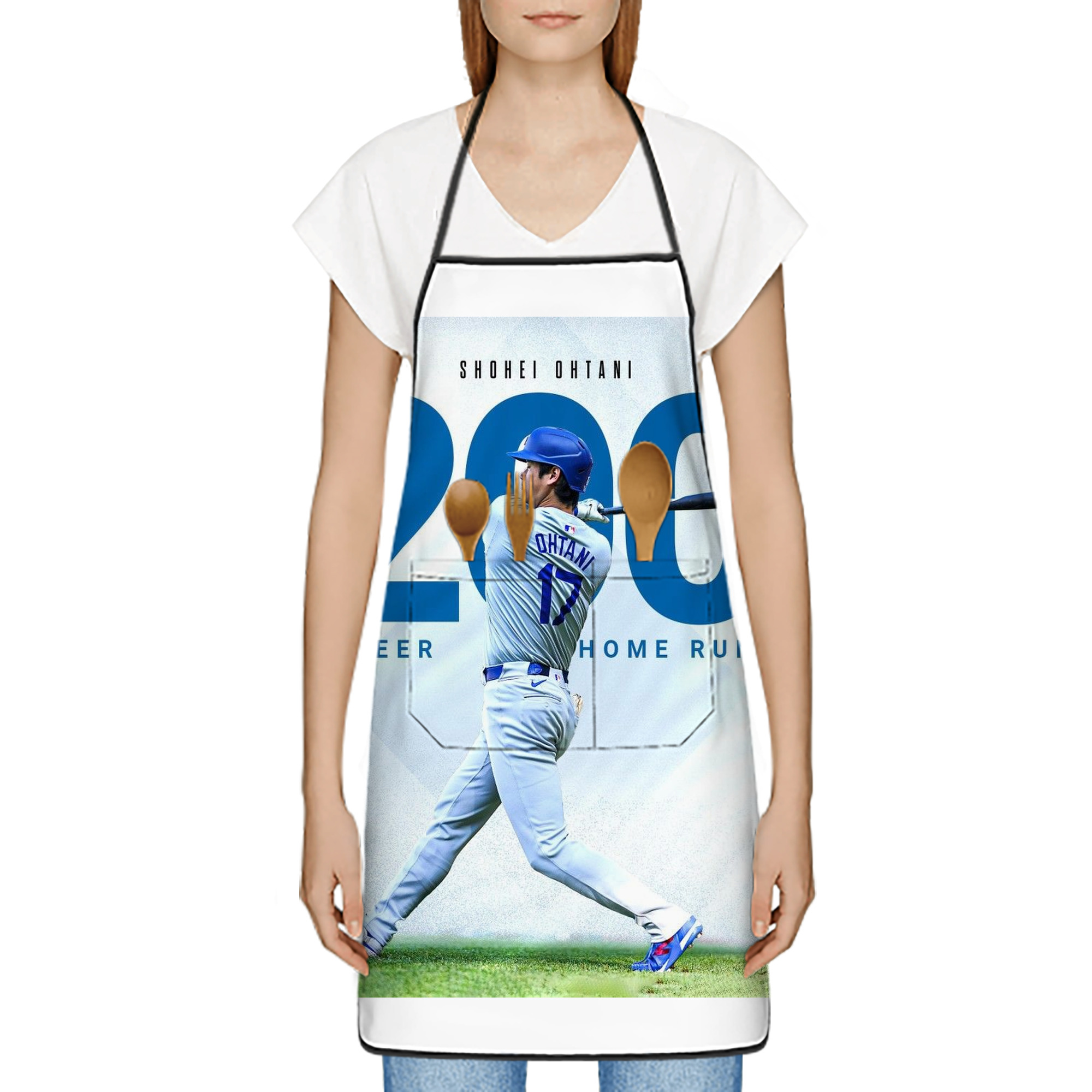  Stain-Resistant Polyester Apron With Pocket – Full Print, Waterproof, Anti-Wrinkle, Anti-Pilling – Ideal For Kitchen, BBQ, Restaurant, Salon & More