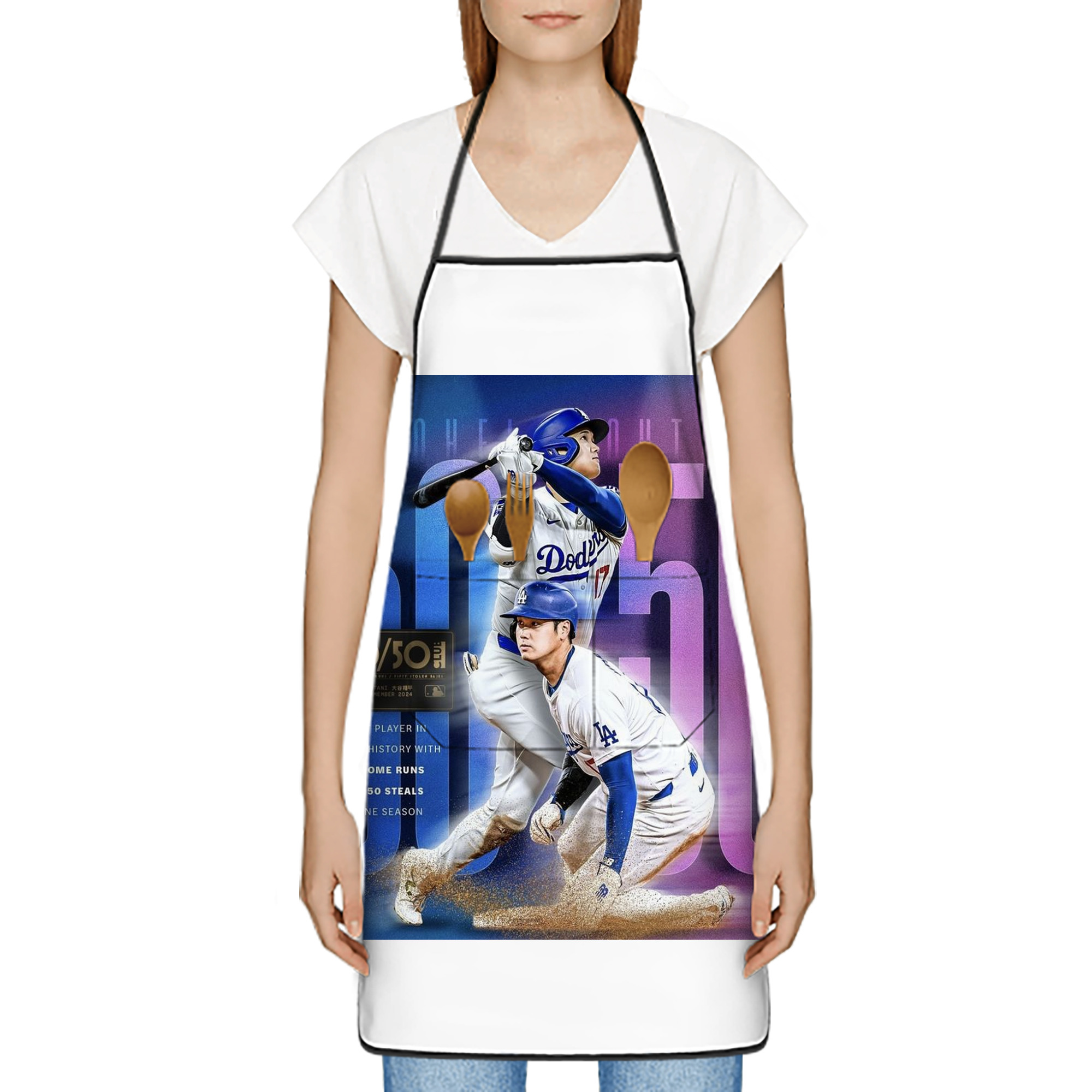  Stain-Resistant Polyester Apron With Pocket – Full Print, Waterproof, Anti-Wrinkle, Anti-Pilling – Ideal For Kitchen, BBQ, Restaurant, Salon & More