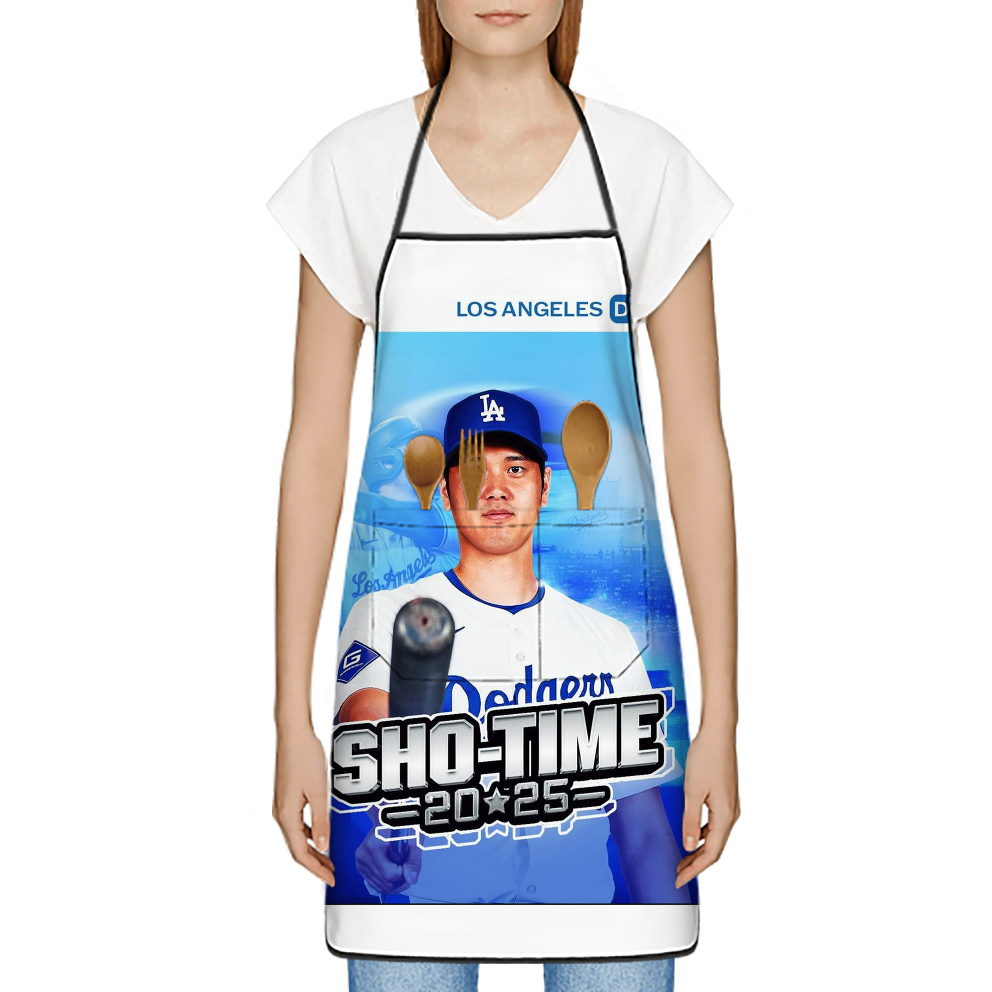  Stain-Resistant Polyester Apron With Pocket – Full Print, Waterproof, Anti-Wrinkle, Anti-Pilling – Ideal For Kitchen, BBQ, Restaurant, Salon & More