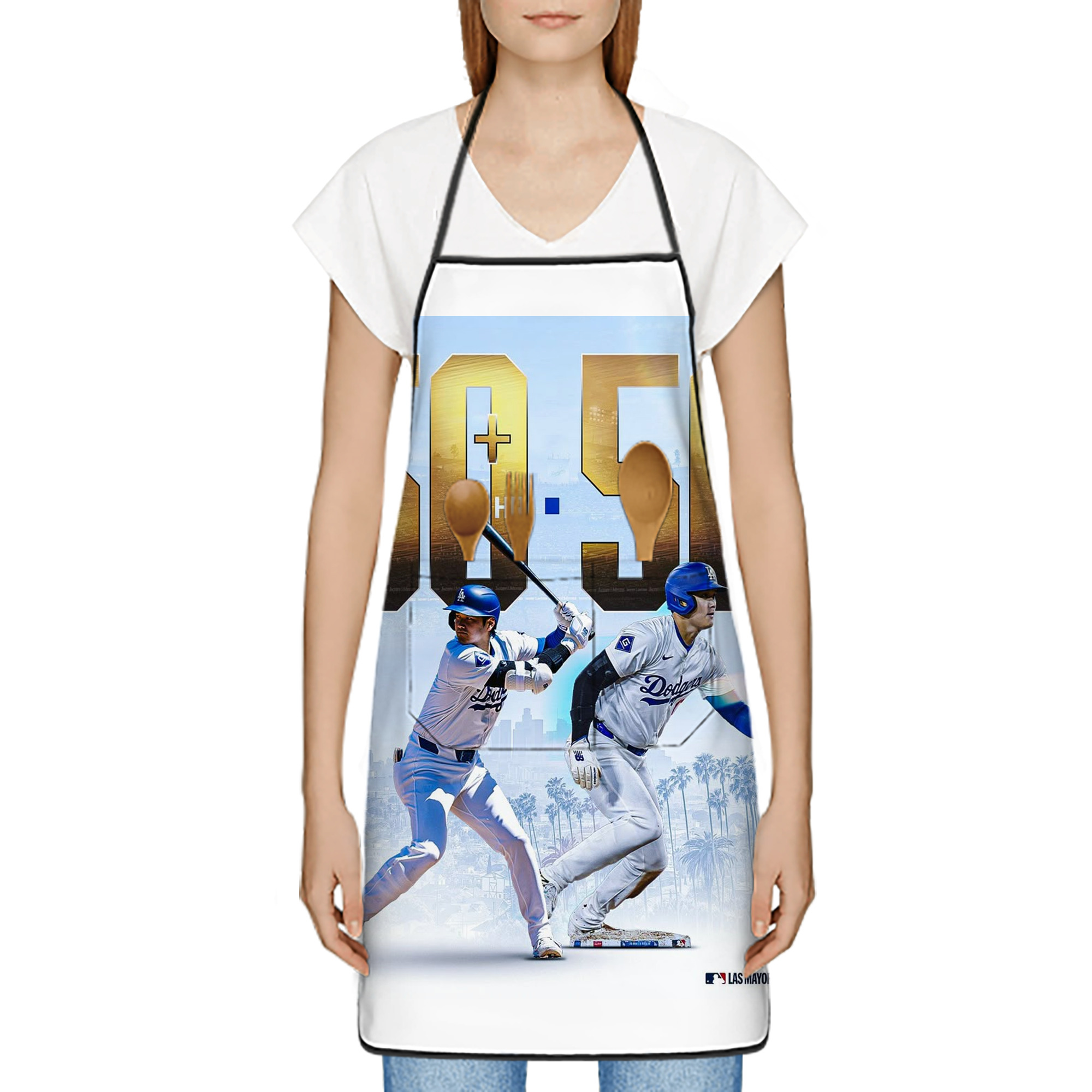  Stain-Resistant Polyester Apron With Pocket – Full Print, Waterproof, Anti-Wrinkle, Anti-Pilling – Ideal For Kitchen, BBQ, Restaurant, Salon & More