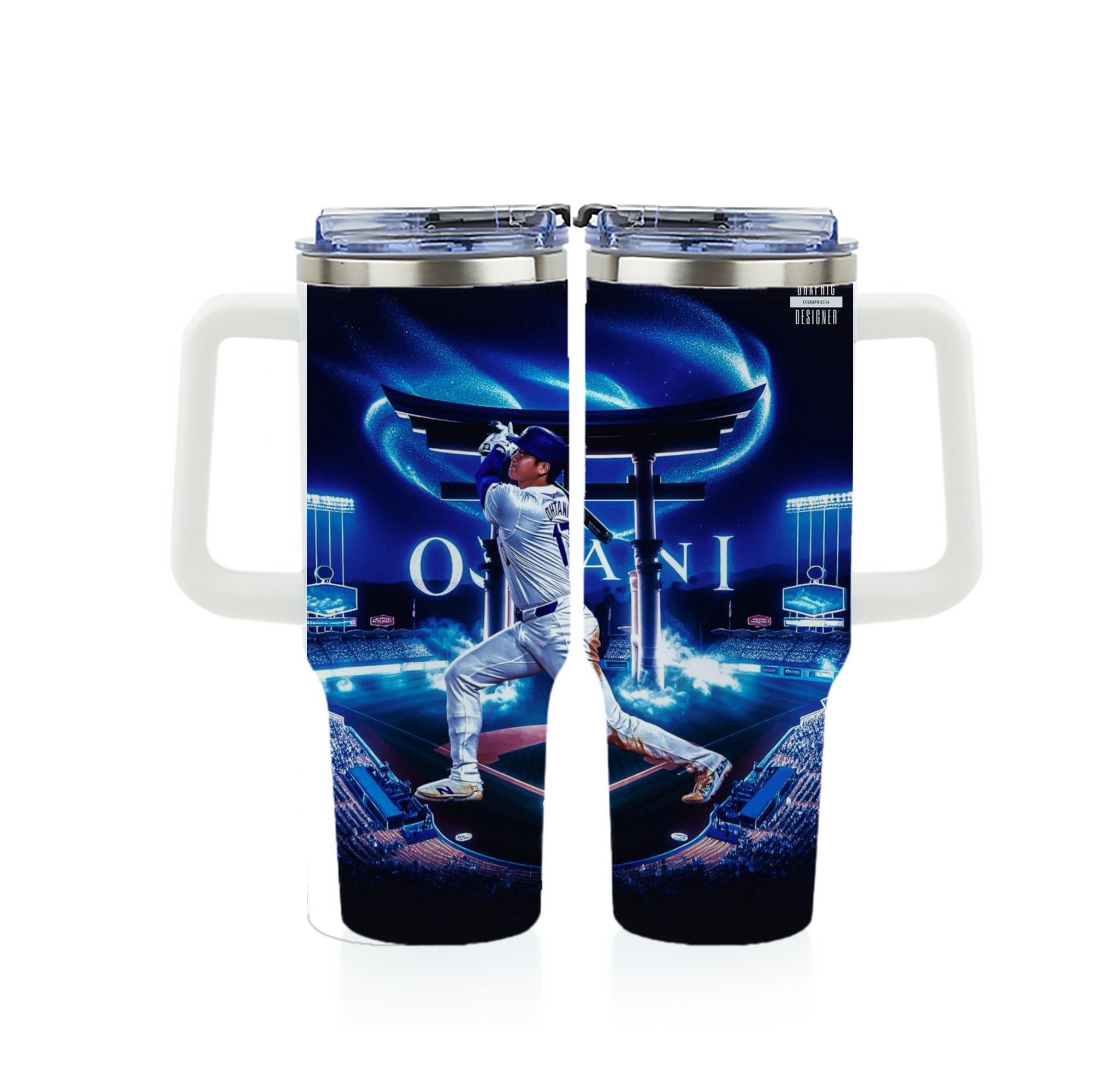  40oz Full Wrap Car Tumbler – Durable Stainless Steel Travel Mug With Vibrant UV Print – Double Wall Insulated, Fits Most Car Cup Holders