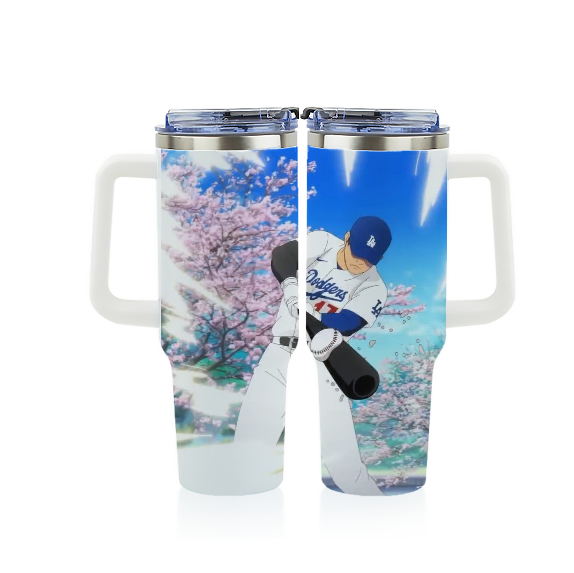  40oz Full Wrap Car Tumbler – Durable Stainless Steel Travel Mug With Vibrant UV Print – Double Wall Insulated, Fits Most Car Cup Holders