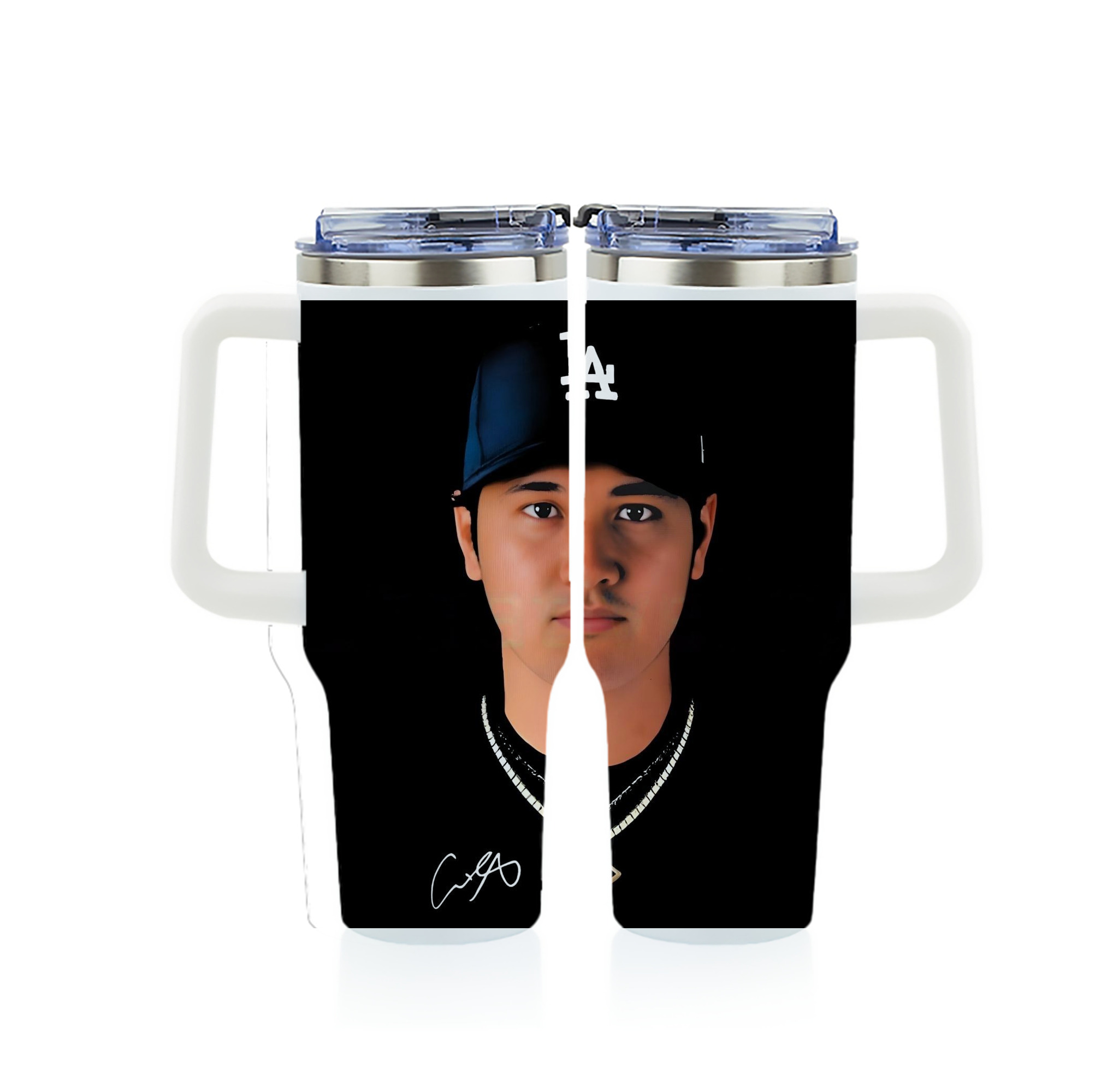  40oz Full Wrap Car Tumbler – Durable Stainless Steel Travel Mug With Vibrant UV Print – Double Wall Insulated, Fits Most Car Cup Holders