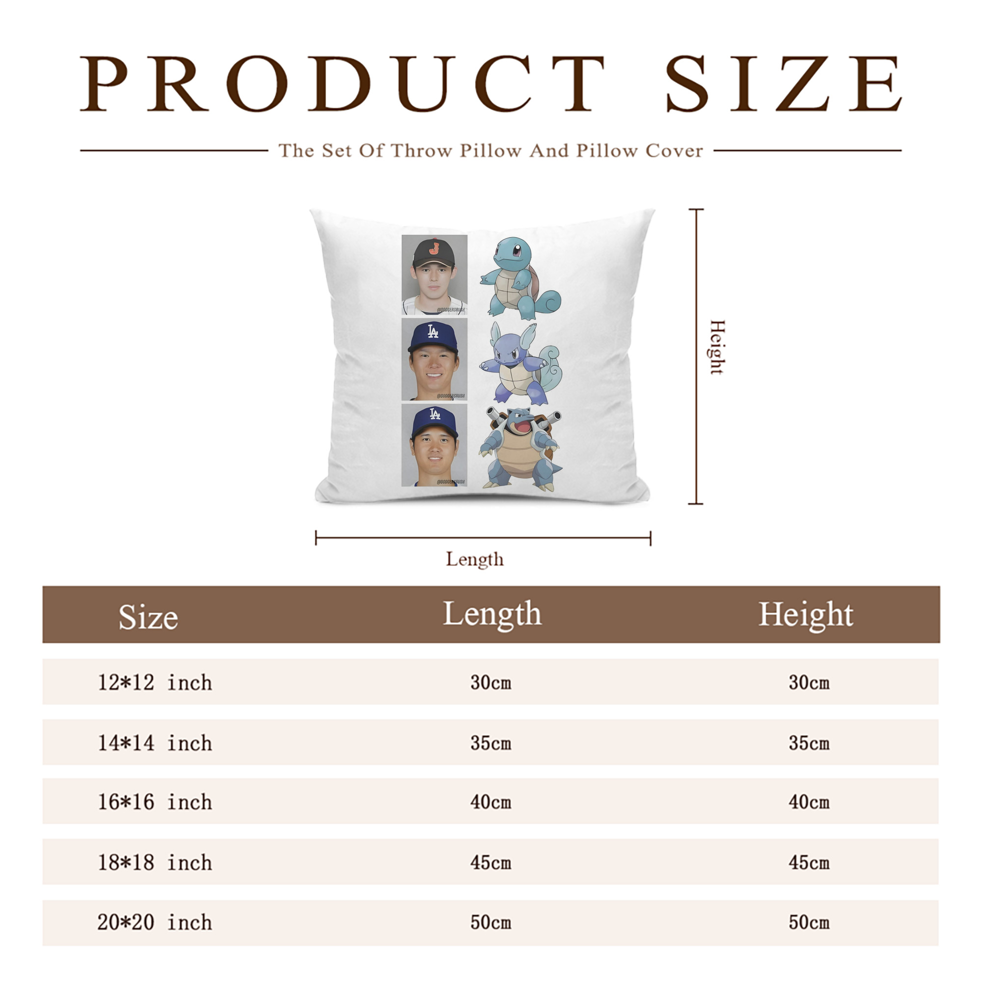  Soft Polyester Pillow Cover With Insert – Double-Sided Design, Invisible Zipper, Durable & Breathable – Easy Care Cushion Set