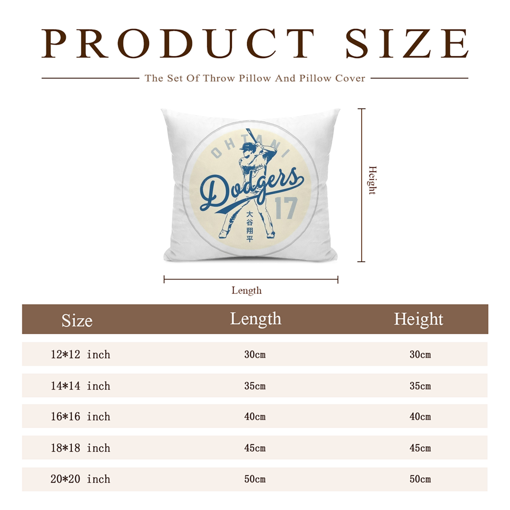  Soft Polyester Pillow Cover With Insert – Double-Sided Design, Invisible Zipper, Durable & Breathable – Easy Care Cushion Set