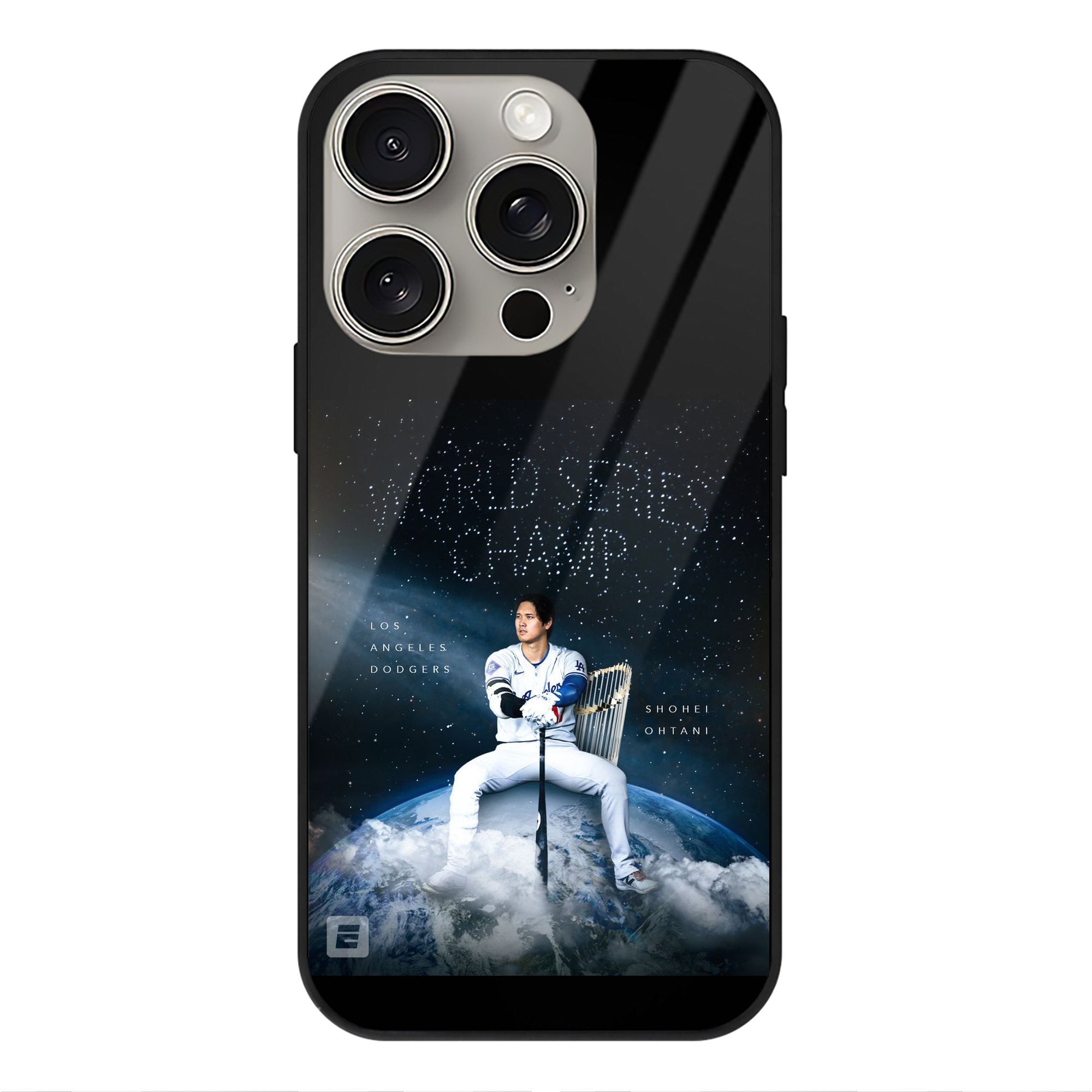  IPhone 15 Pro Mirror Phone Case – UV Printed Glass + TPU – Scratch-Resistant, Wireless Charging Compatible, Precise Fit & Stylish Design