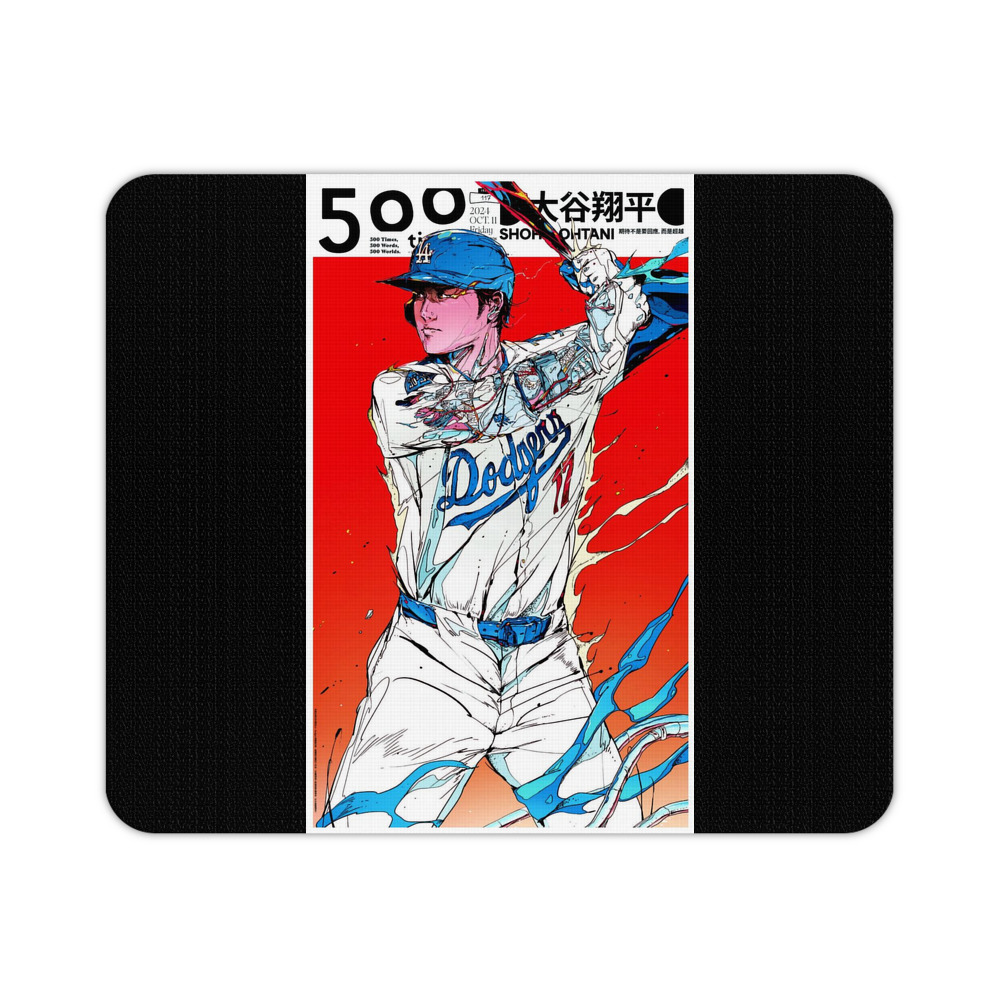  Durable Rubber Mouse Pad With Stitched Edges, Waterproof, Non-Slip Surface, Ultra-Thin Design For Gaming, Office