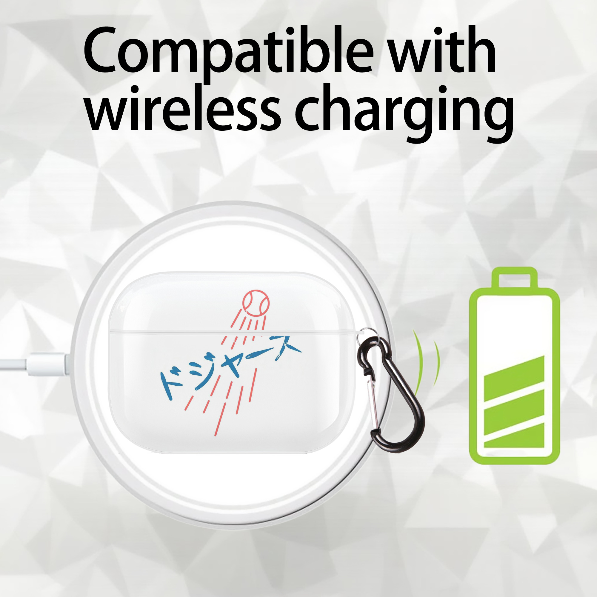  AirPods Pro Hard Case White With Keychain, Durable Flexible PC, Precise Cutouts, Anti-Fingerprint, Yellowing & Scratch Resistant, Full Protection, Washable