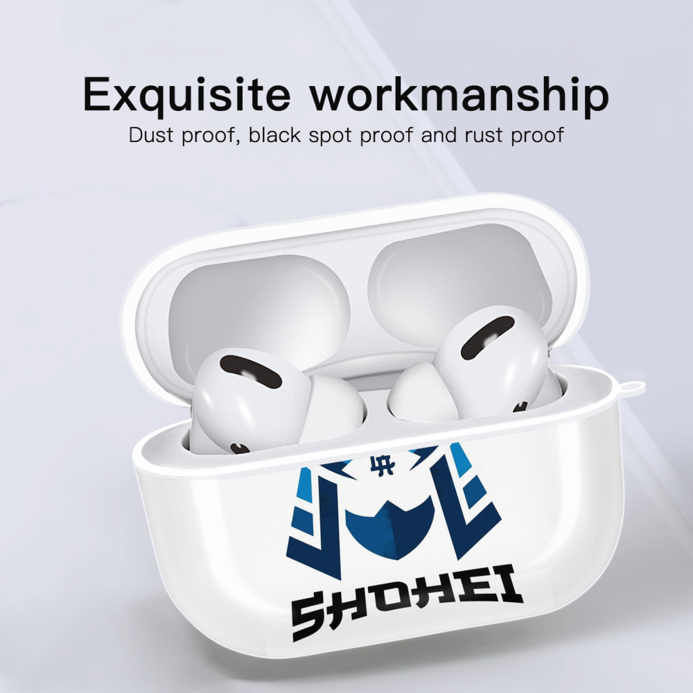  AirPods Pro Hard Case White With Keychain, Durable Flexible PC, Precise Cutouts, Anti-Fingerprint, Yellowing & Scratch Resistant, Full Protection, Washable