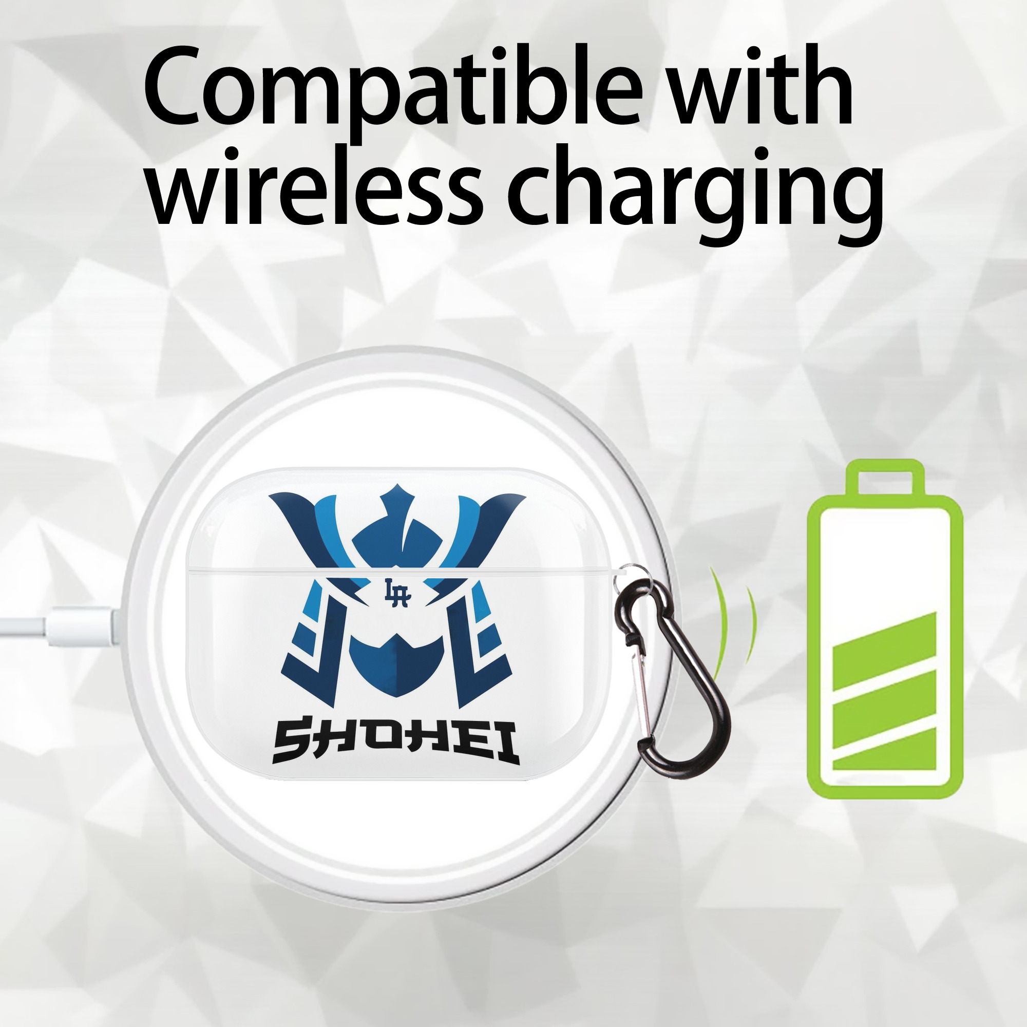  AirPods Pro Hard Case White With Keychain, Durable Flexible PC, Precise Cutouts, Anti-Fingerprint, Yellowing & Scratch Resistant, Full Protection, Washable