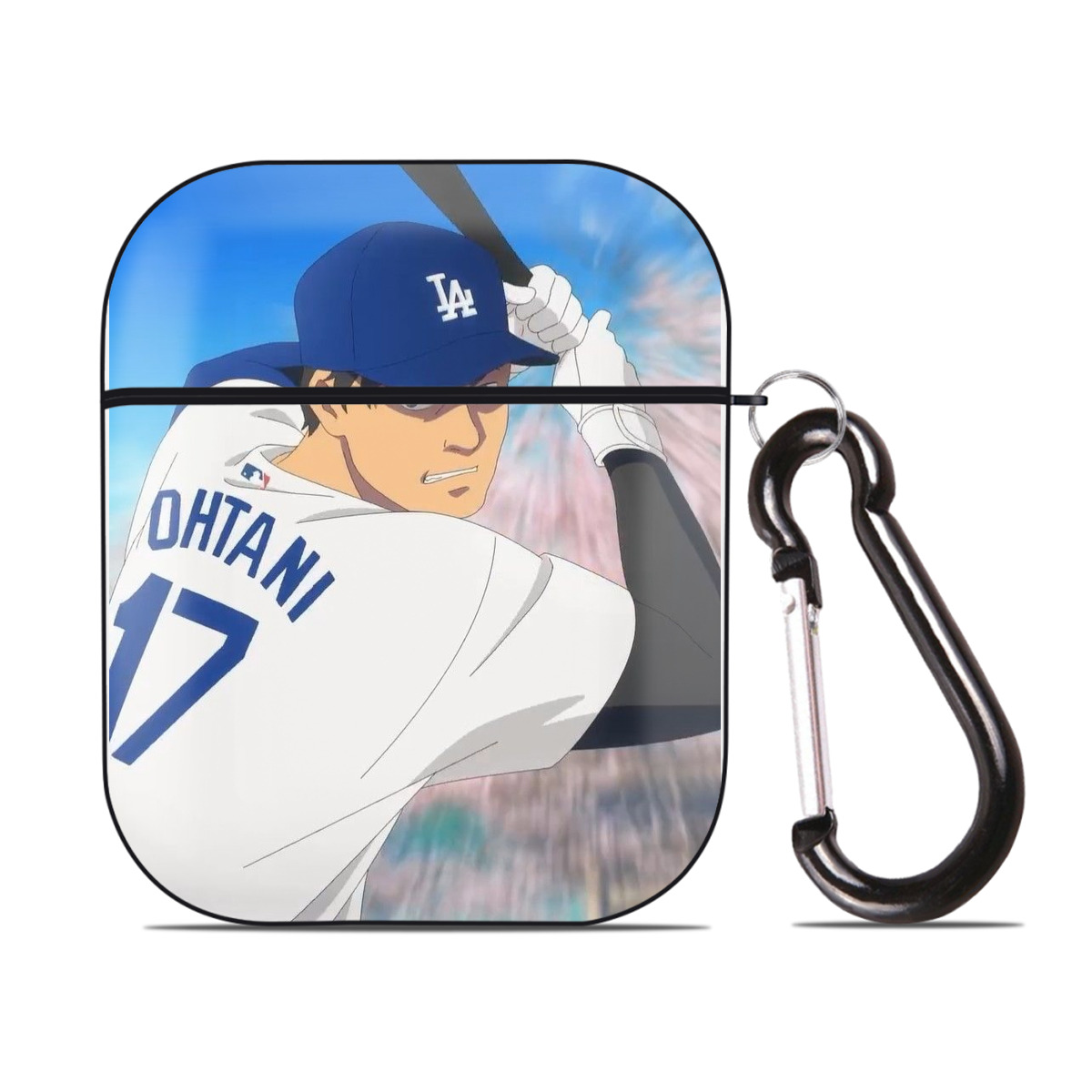  AirPods 2 Case Hard Shell Black, Flexible PC Material, Precise Cutouts, Full Protection, Anti-Fingerprint, Washable, Includes Keychain – Durable & Slim Design