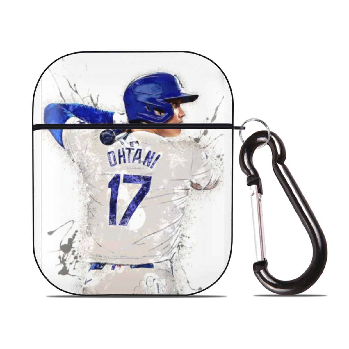  AirPods 2 Case Hard Shell Black, Flexible PC Material, Precise Cutouts, Full Protection, Anti-Fingerprint, Washable, Includes Keychain – Durable & Slim Design