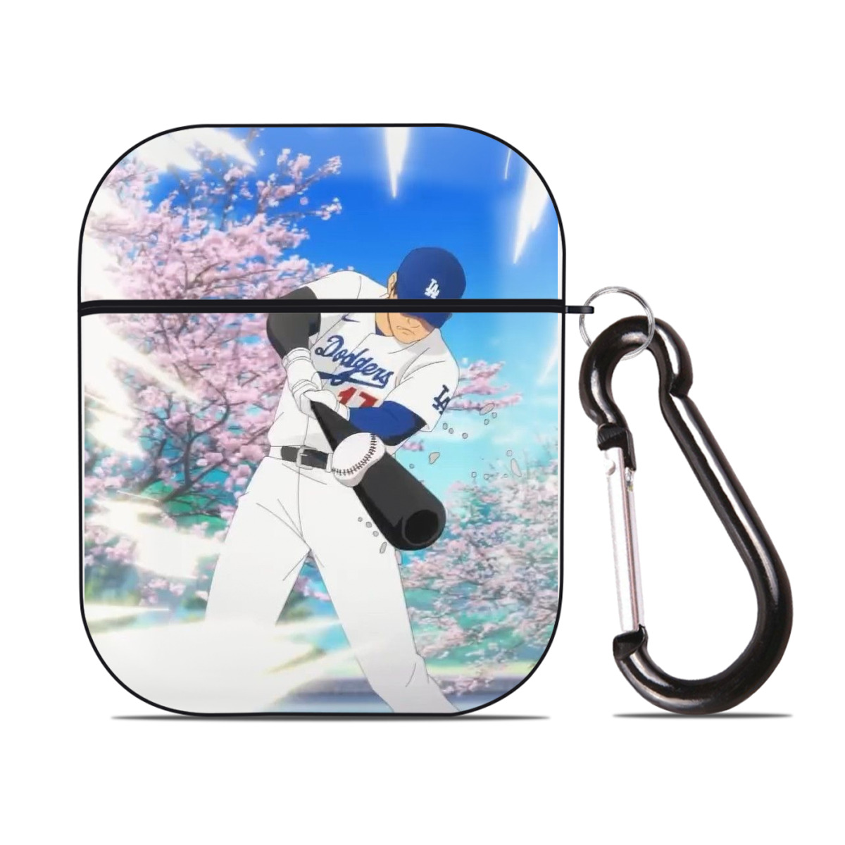  AirPods 2 Case Hard Shell Black, Flexible PC Material, Precise Cutouts, Full Protection, Anti-Fingerprint, Washable, Includes Keychain – Durable & Slim Design