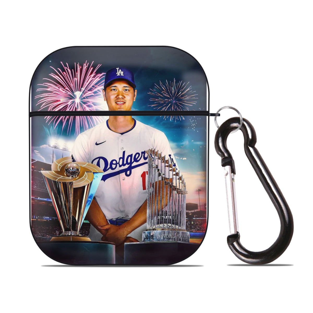  AirPods 2 Case Hard Shell Black, Flexible PC Material, Precise Cutouts, Full Protection, Anti-Fingerprint, Washable, Includes Keychain – Durable & Slim Design