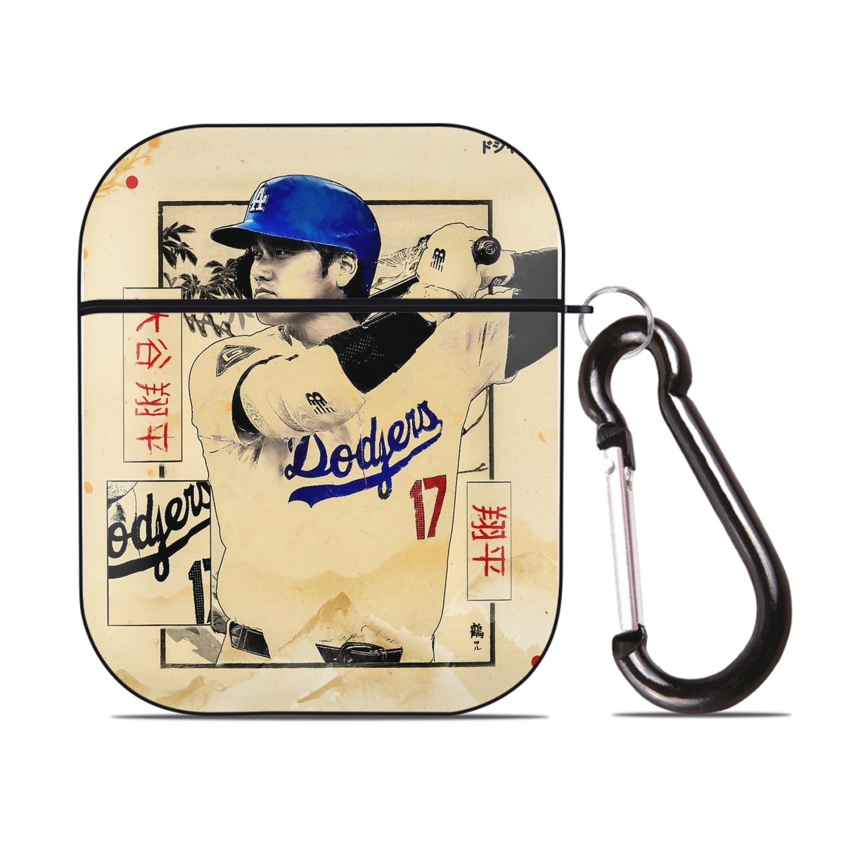  AirPods 2 Case Hard Shell Black, Flexible PC Material, Precise Cutouts, Full Protection, Anti-Fingerprint, Washable, Includes Keychain – Durable & Slim Design