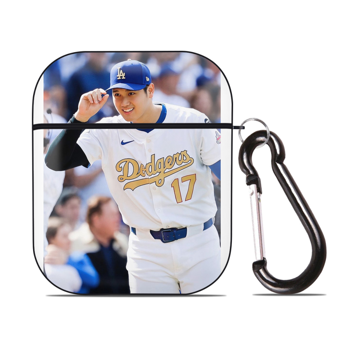  AirPods 2 Case Hard Shell Black, Flexible PC Material, Precise Cutouts, Full Protection, Anti-Fingerprint, Washable, Includes Keychain – Durable & Slim Design