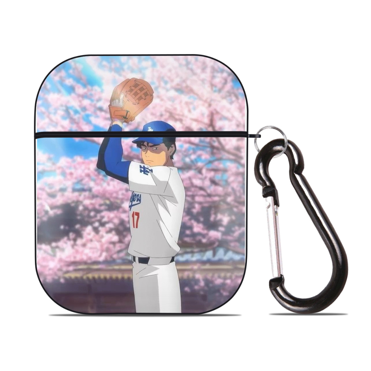  AirPods 2 Case Hard Shell Black, Flexible PC Material, Precise Cutouts, Full Protection, Anti-Fingerprint, Washable, Includes Keychain – Durable & Slim Design