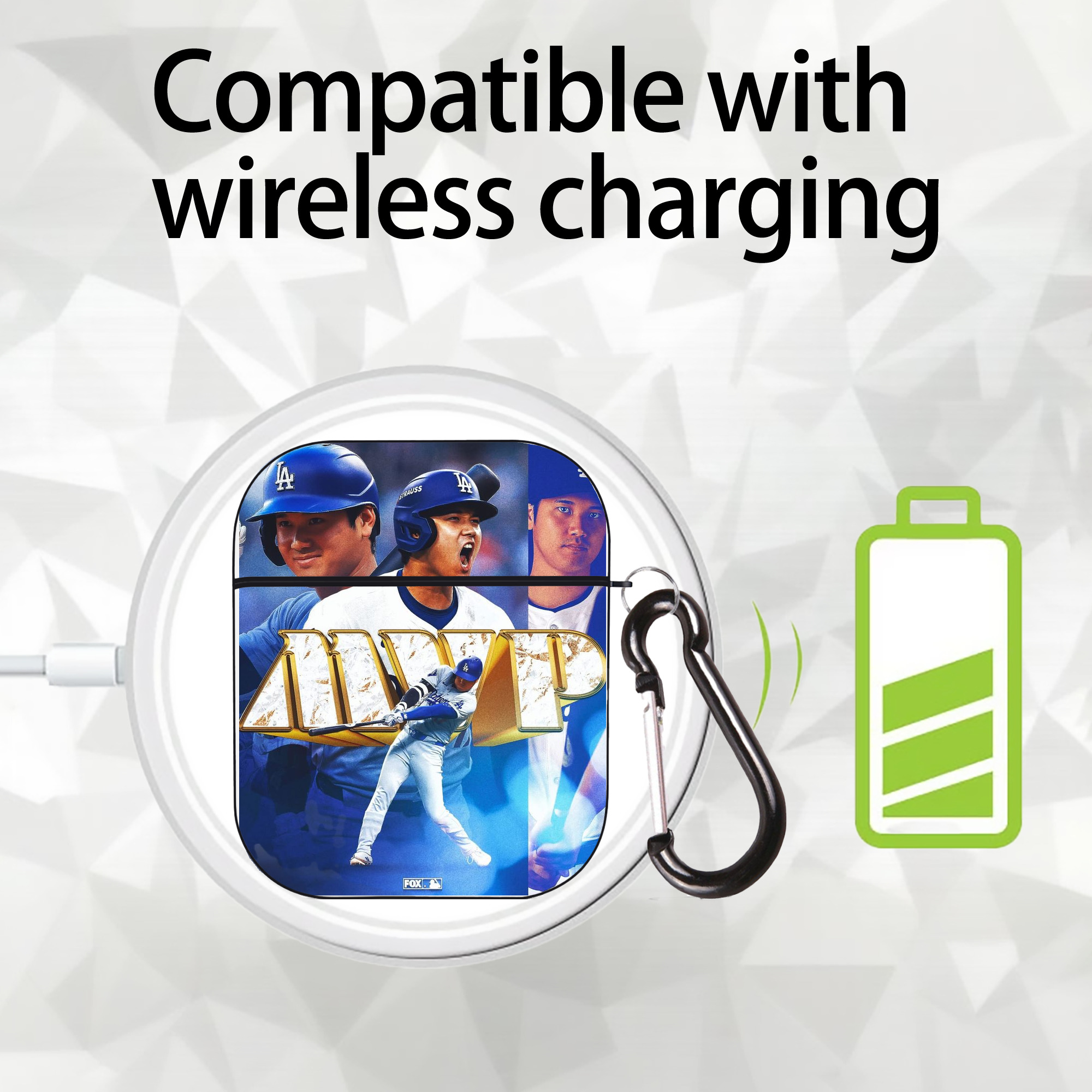  AirPods 2 Case Hard Shell Black, Flexible PC Material, Precise Cutouts, Full Protection, Anti-Fingerprint, Washable, Includes Keychain – Durable & Slim Design